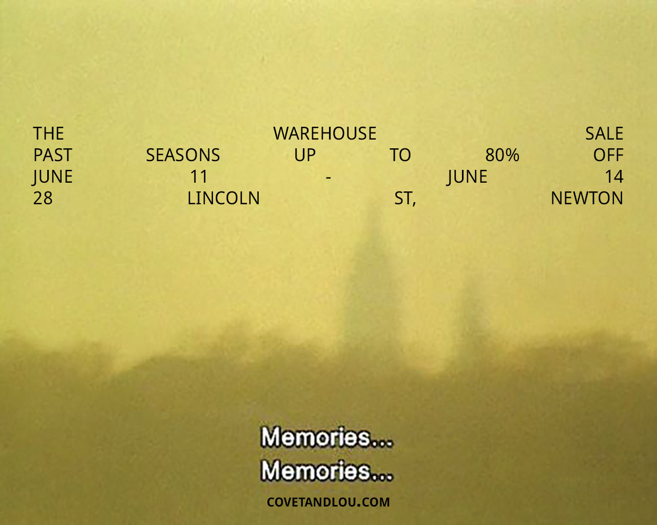 You're Invited: The Warehouse Sale