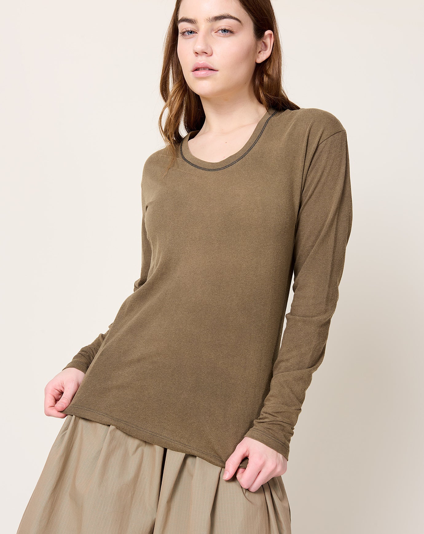 6397 Sunbleached LS T in Army