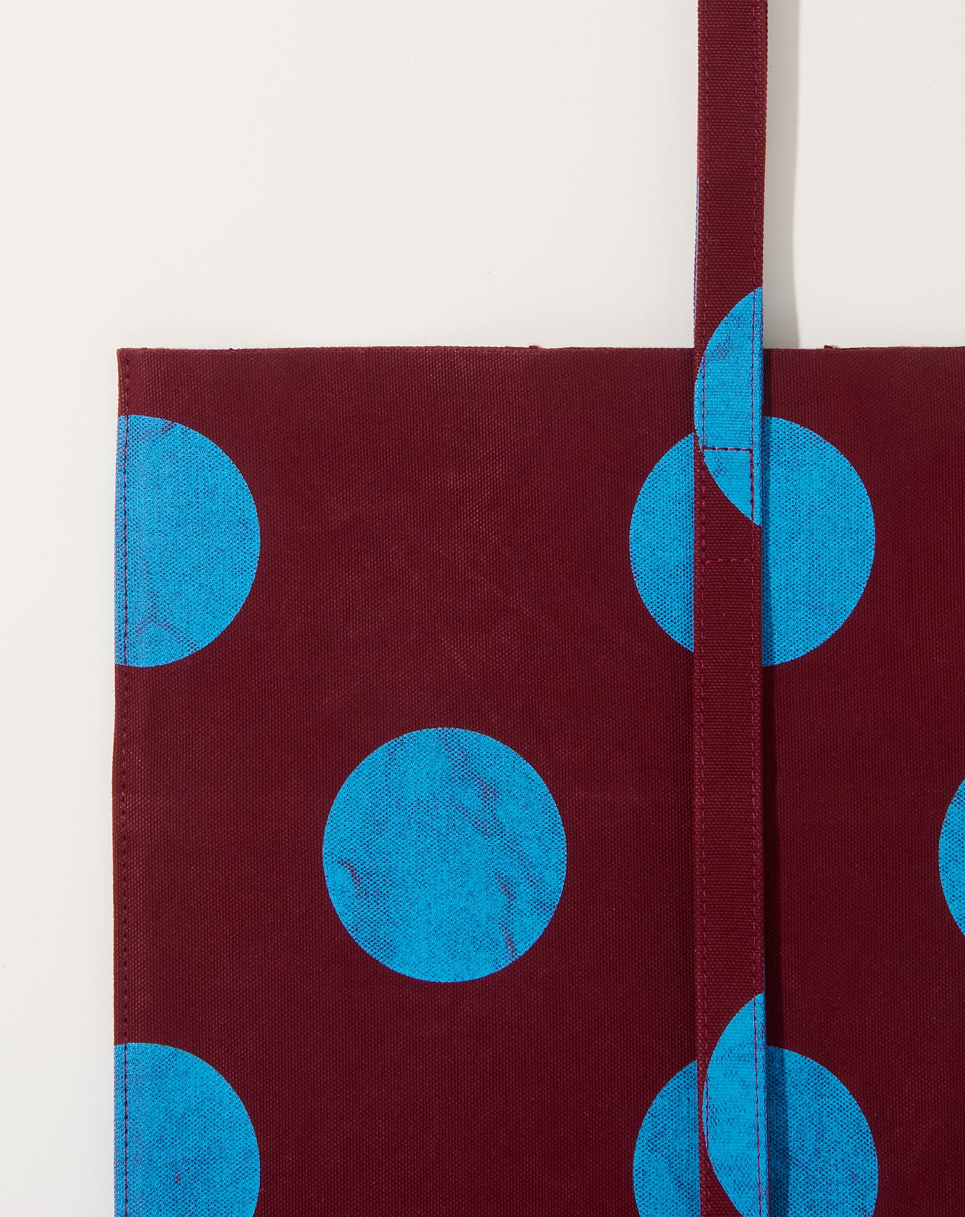 Amiacalva Washed Canvas Tote 2nd Dot in Sky Blue