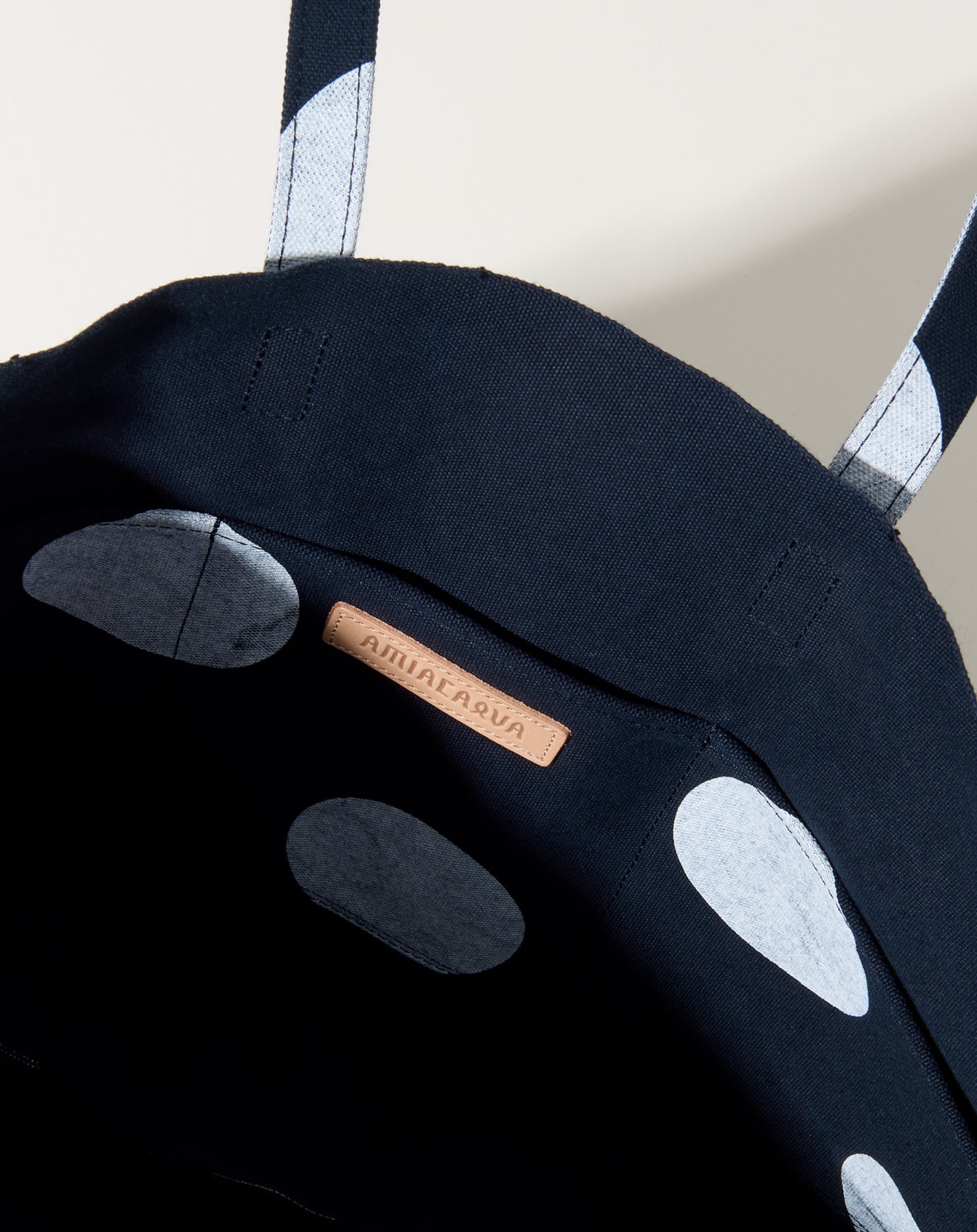 Amiacalva Washed Canvas Tote 2nd Dot