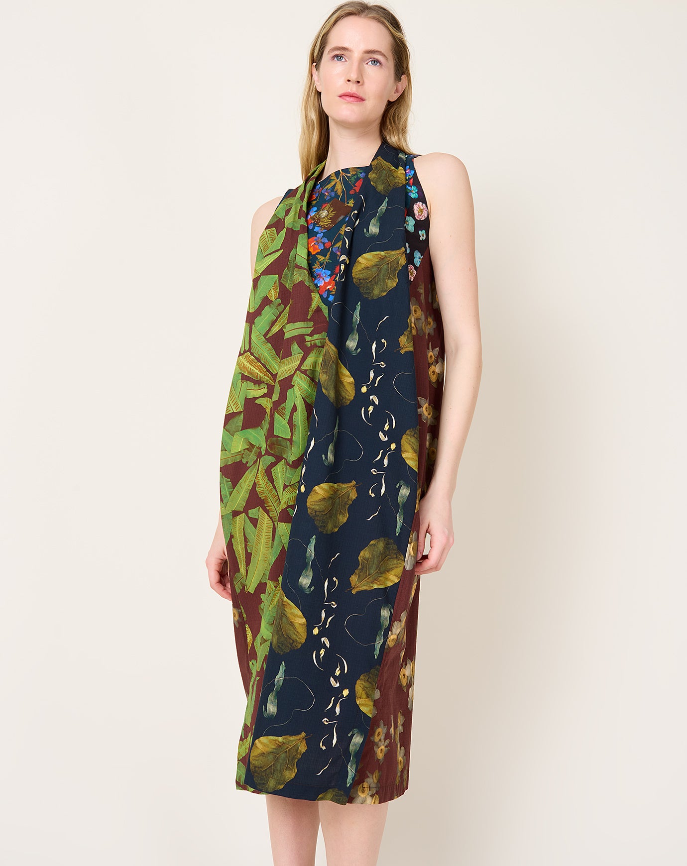 Anntian Wrap Dress in PRINT Z Flower Power