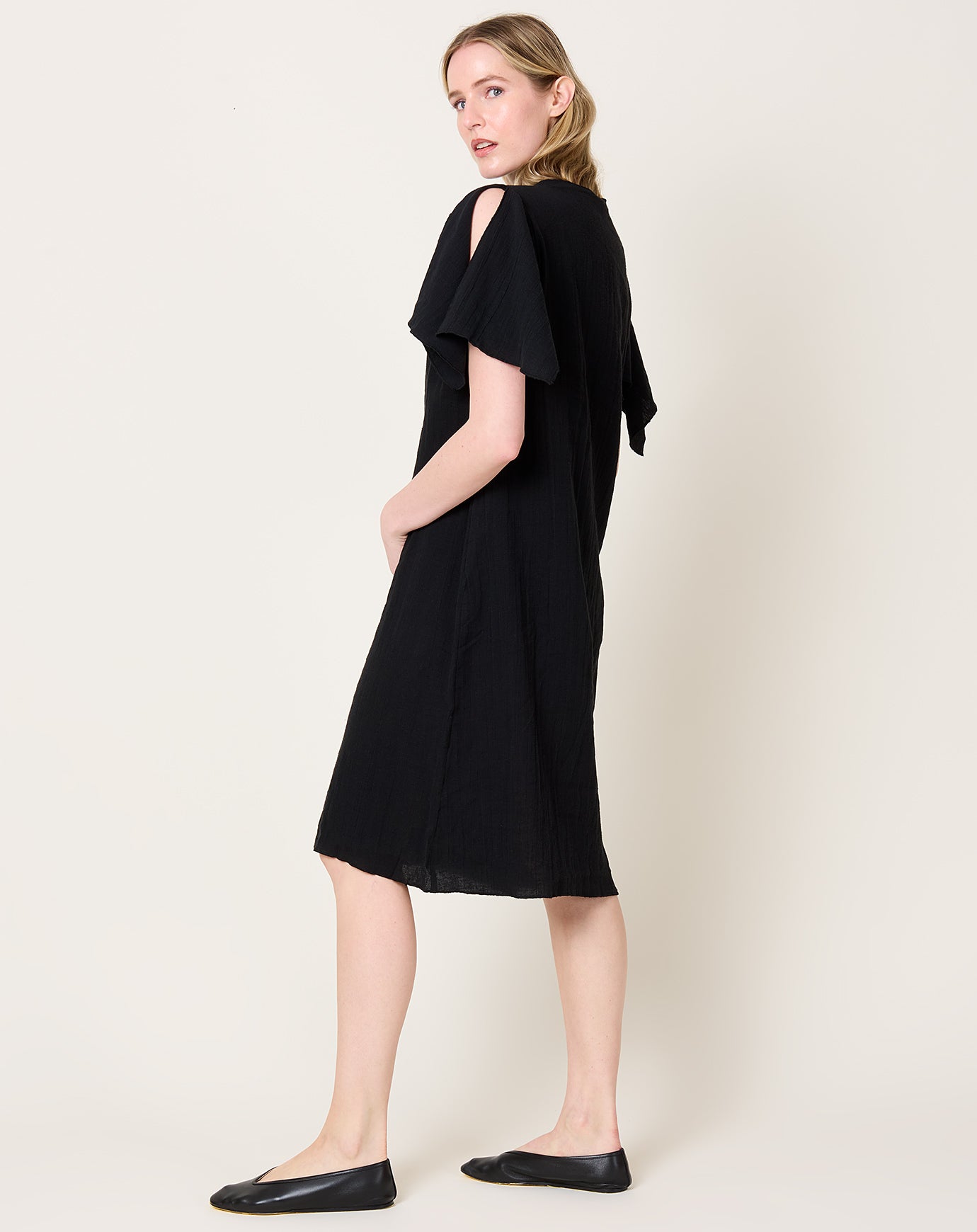 Baserange Folio Dress in Black