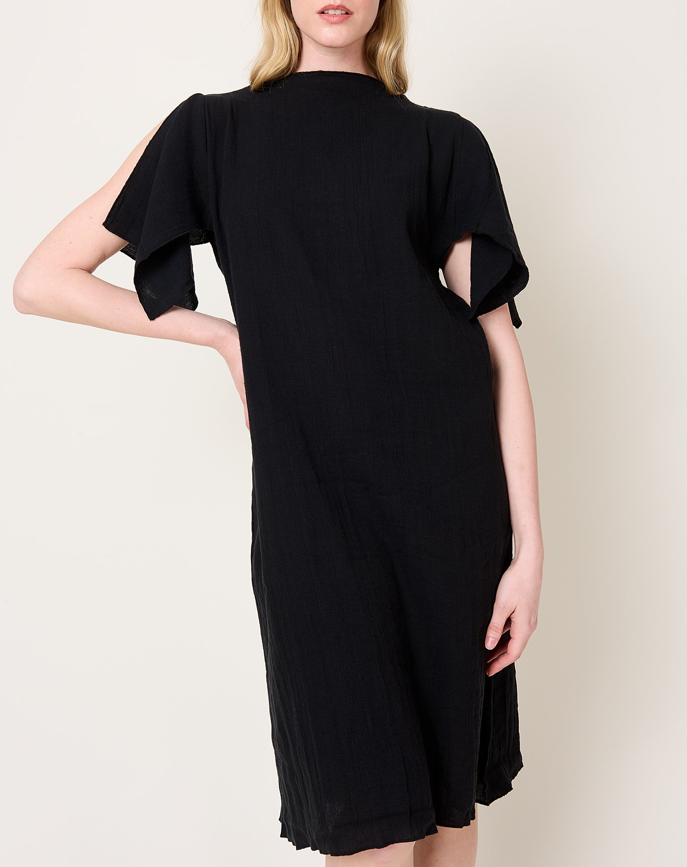 Baserange Folio Dress in Black