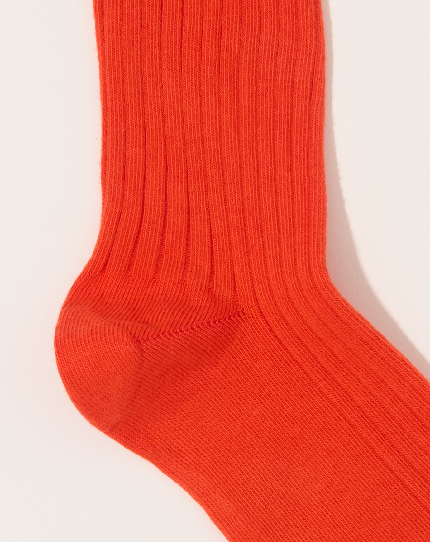 Baserange Rib Overankle Socks in Chiral Red