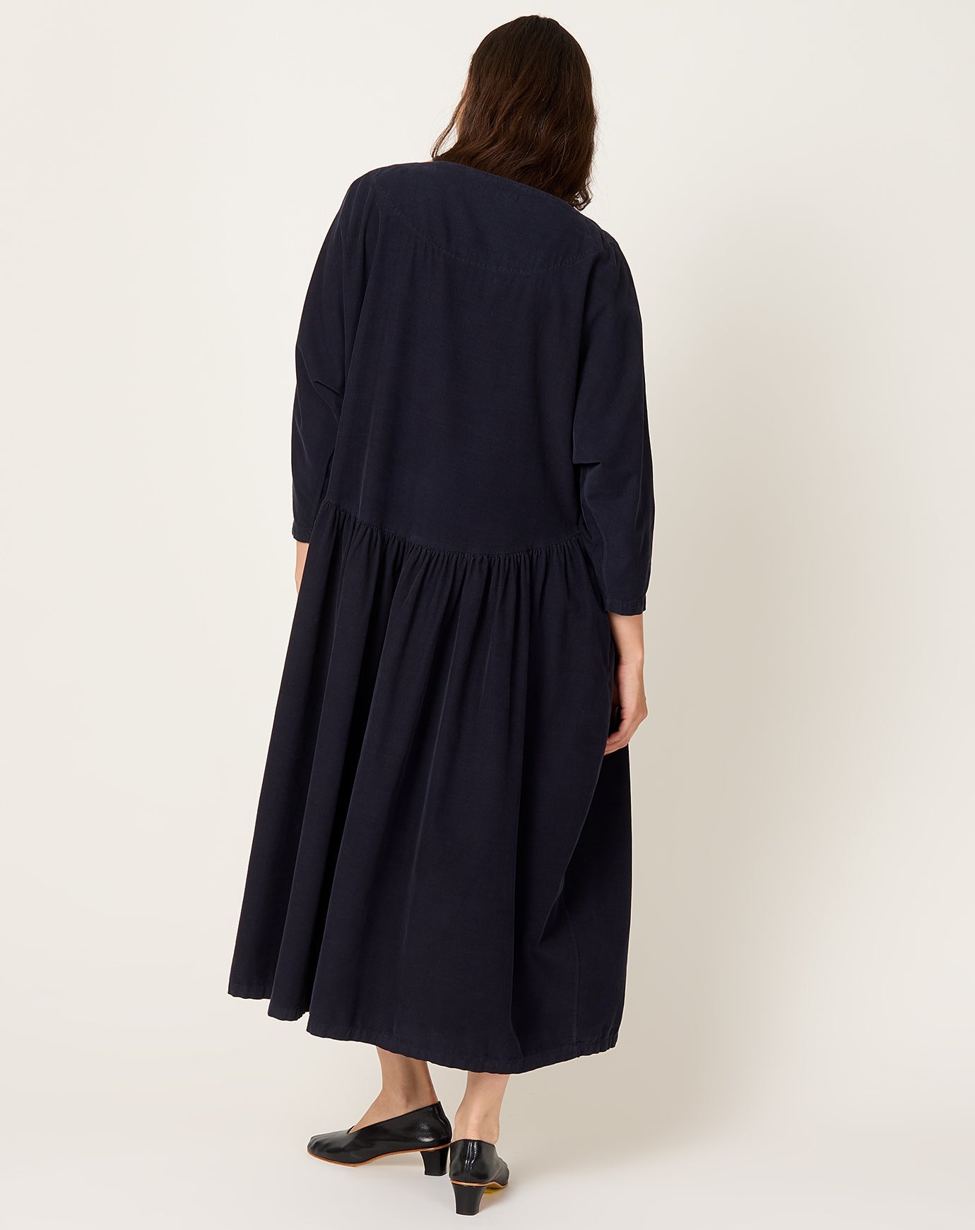 Black Crane Tradi Dress in Dark Navy