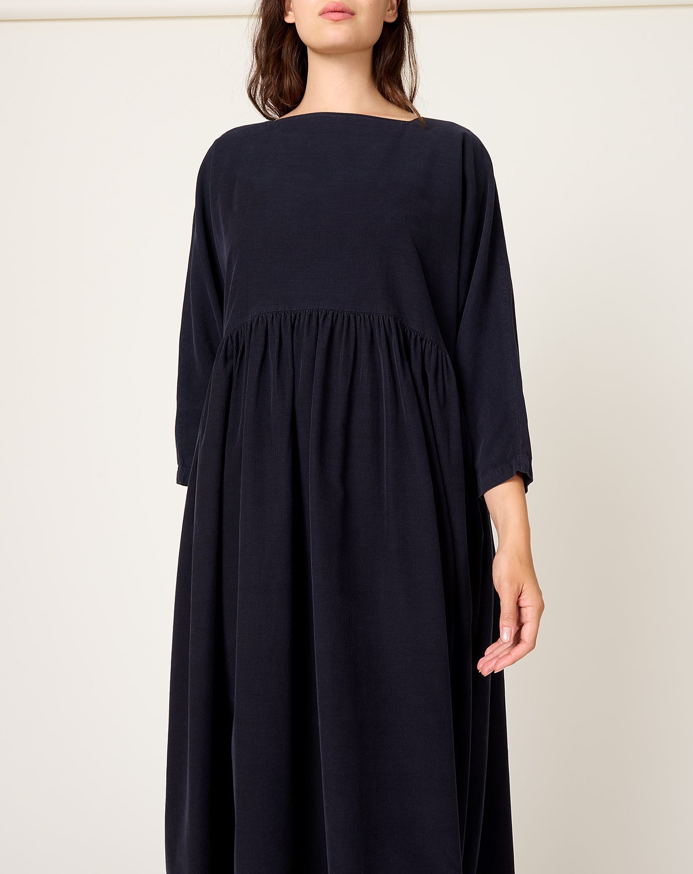 Black Crane Tradi Dress in Dark Navy