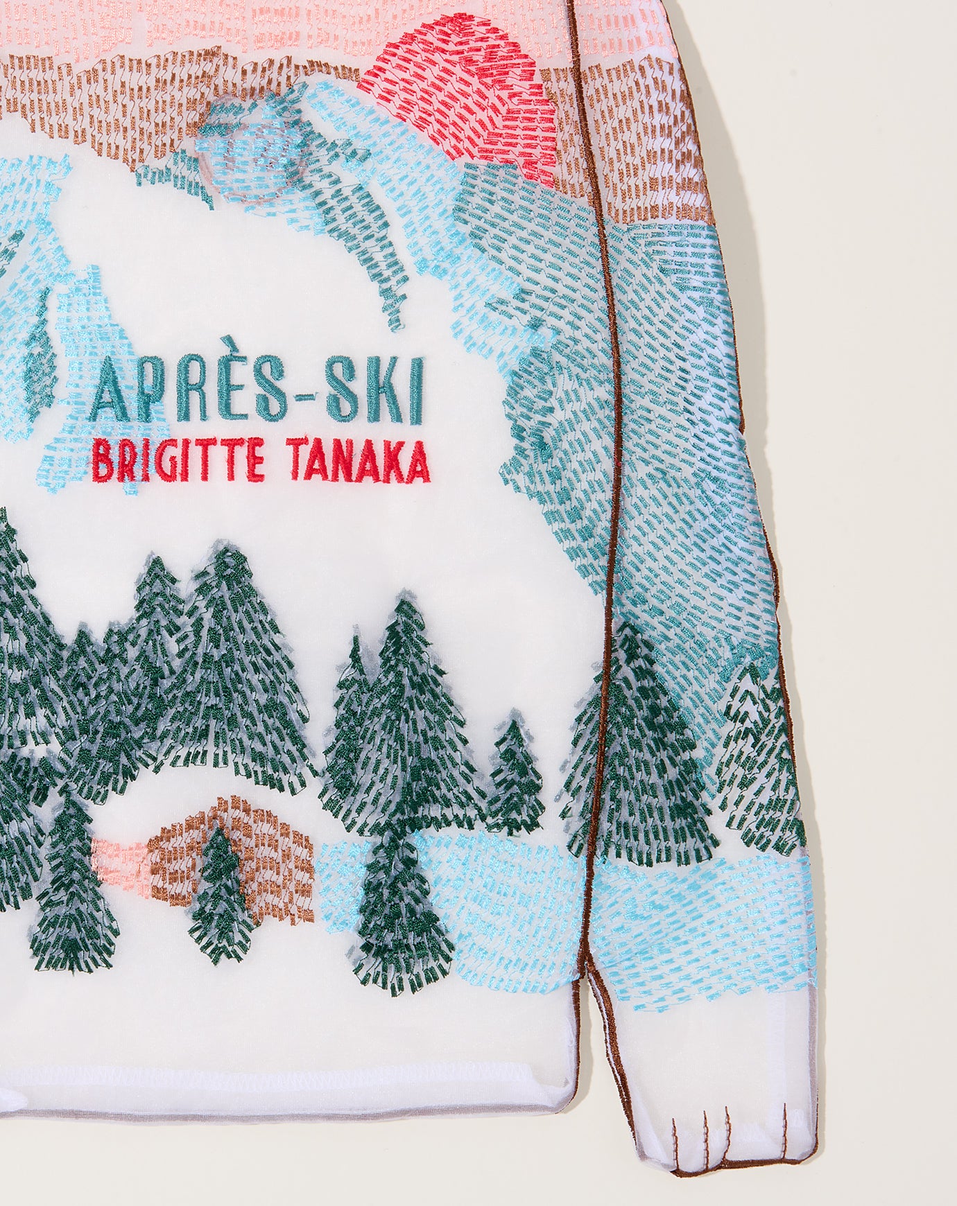 Brigitte Tanaka Pull Apres Ski Organza Bag