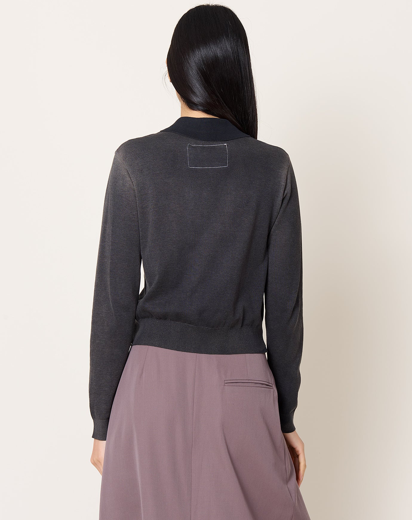 Camiel Fortgens 70s Cardigan in Faded Black