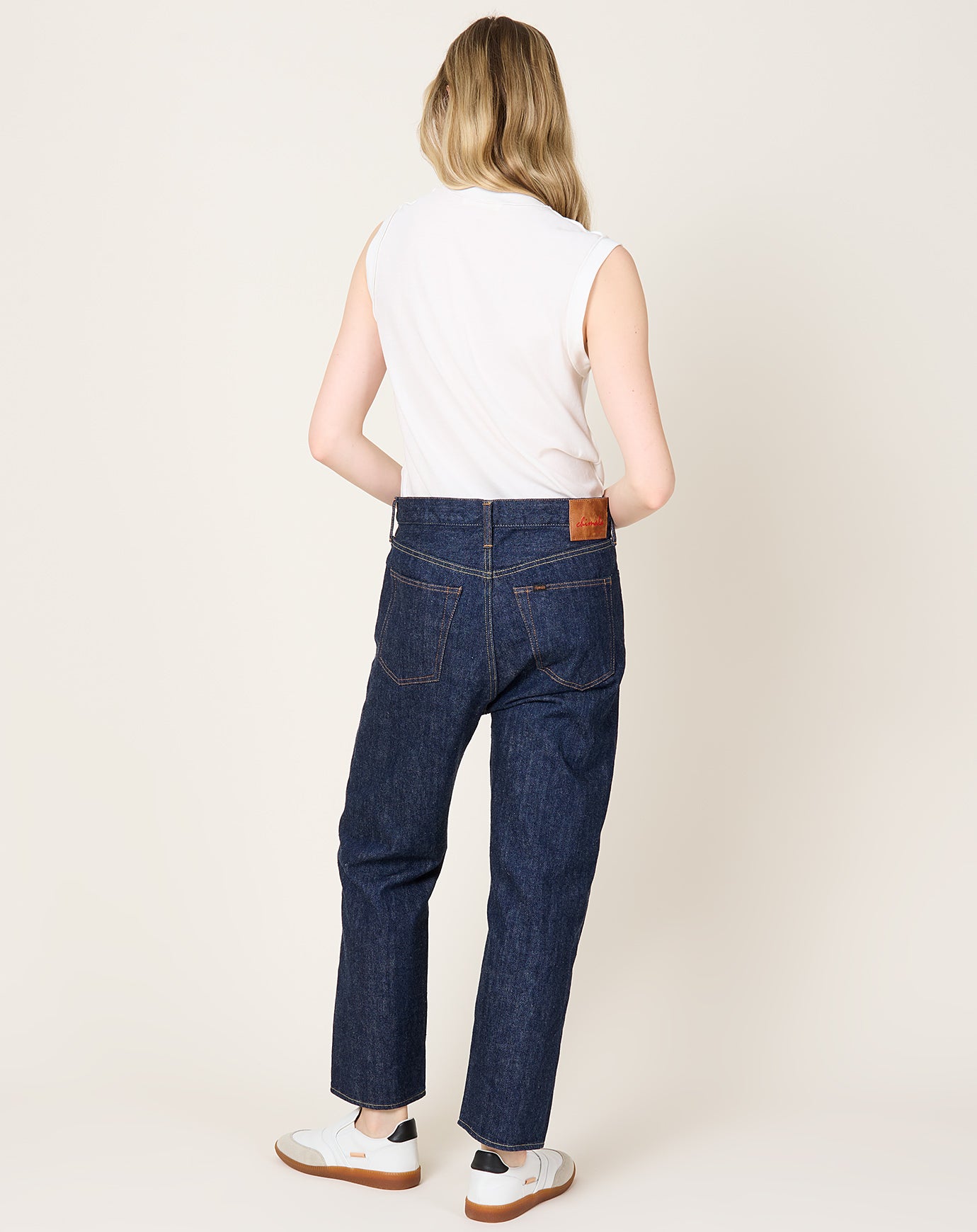 Chimala Selvedge Denim Wide Taper Cut in Rinse