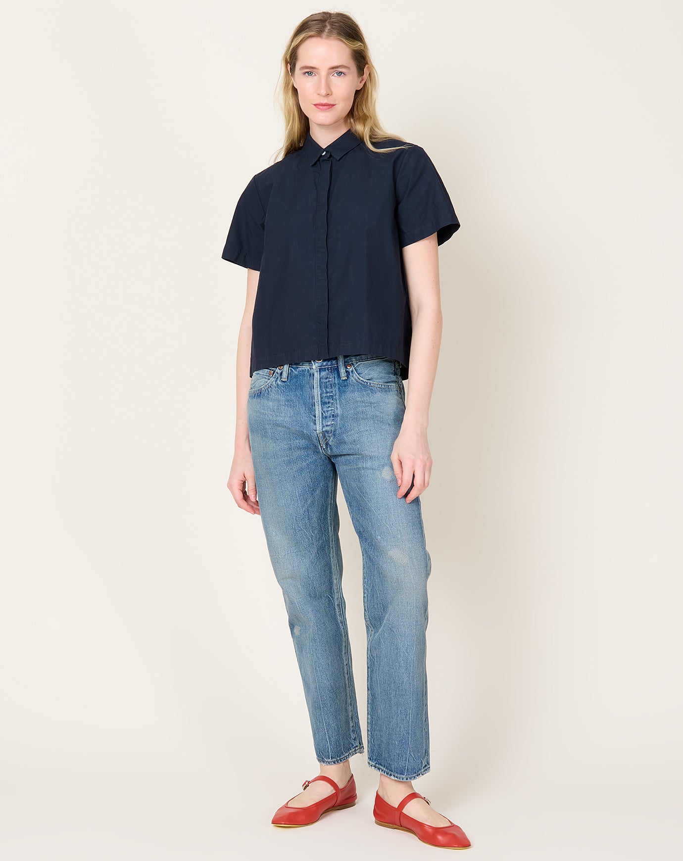 Chimala Selvedge Denim Vintage Straight Cut in Used Medium