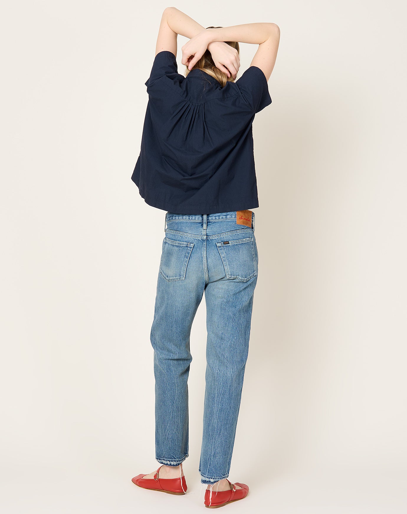 Chimala Selvedge Denim Vintage Straight Cut in Used Medium