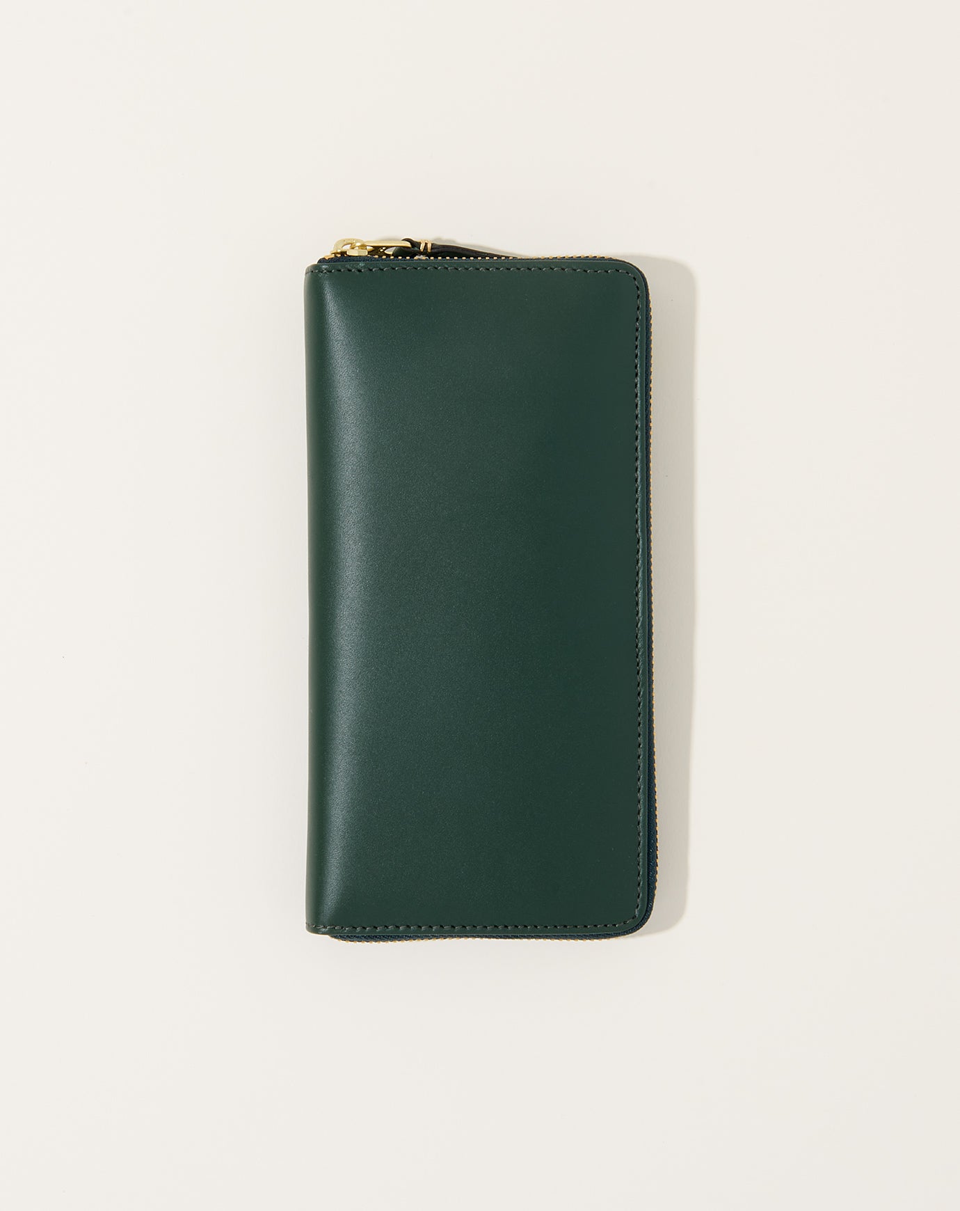 Comme des Garçons  Leather Wallet Classic Line in Bottle Green