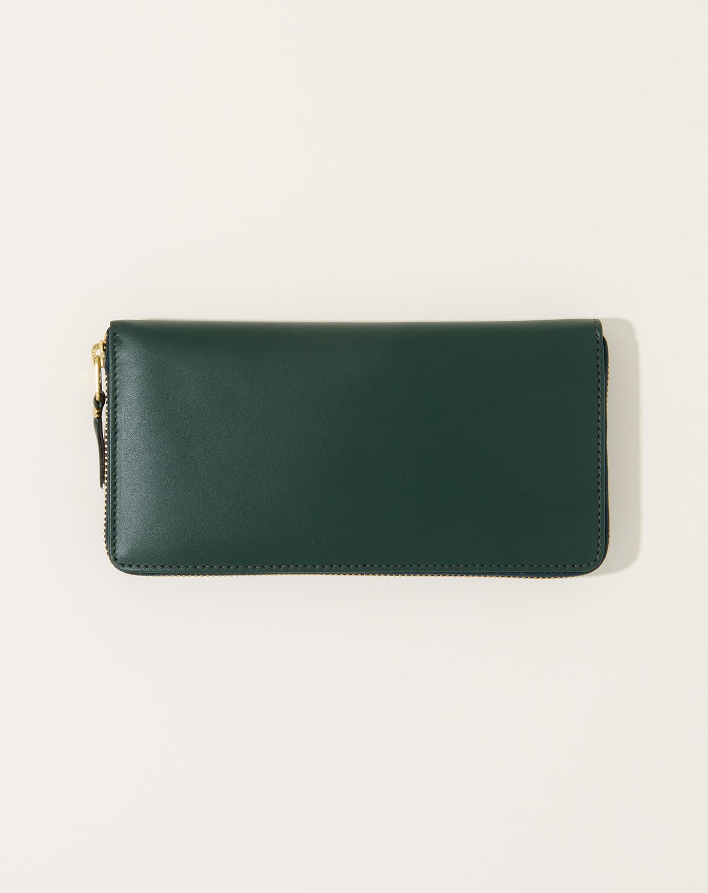 Comme des Garçons  Leather Wallet Classic Line in Bottle Green