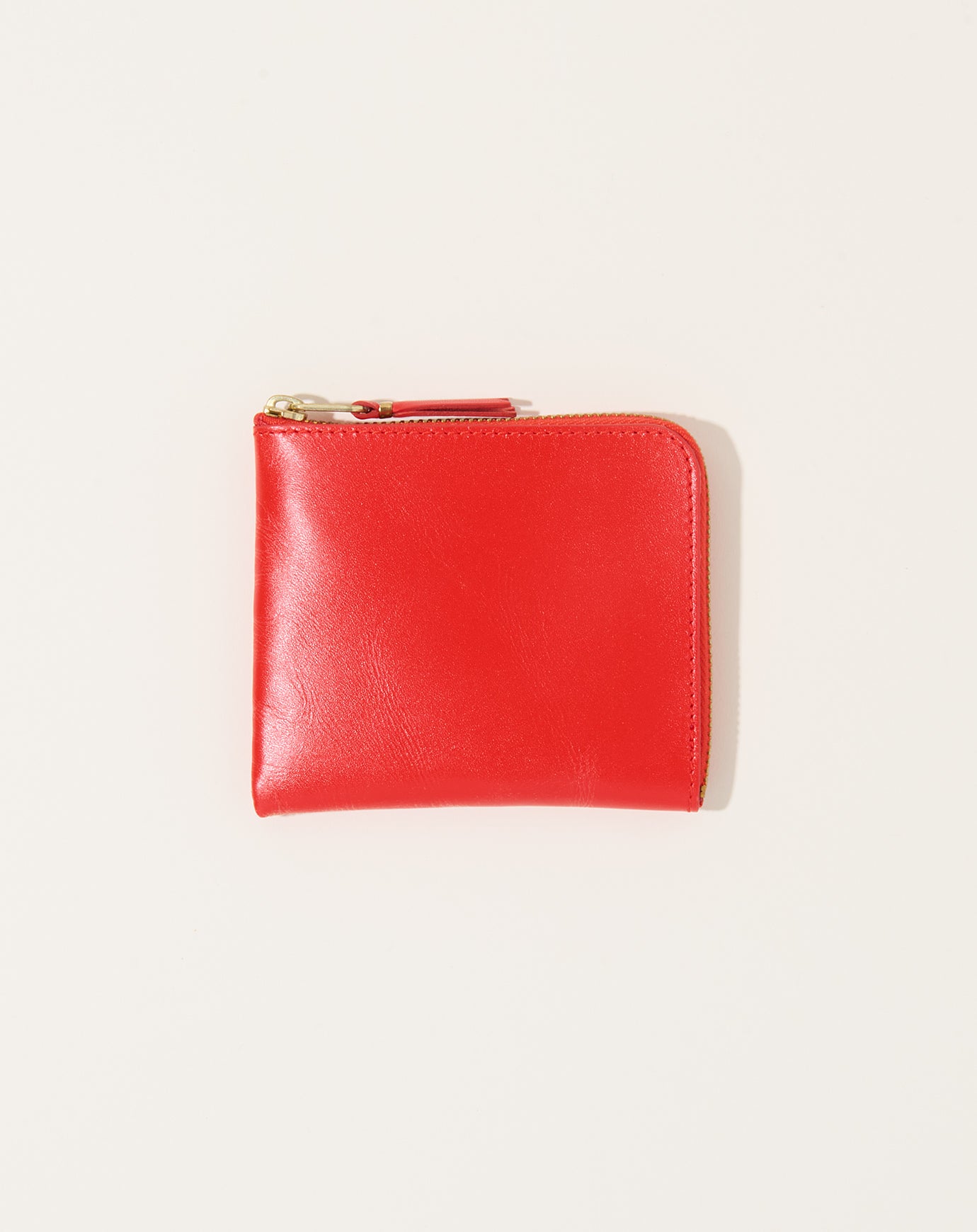 Comme des Garçons  Color Line Zip Wallet in Orange