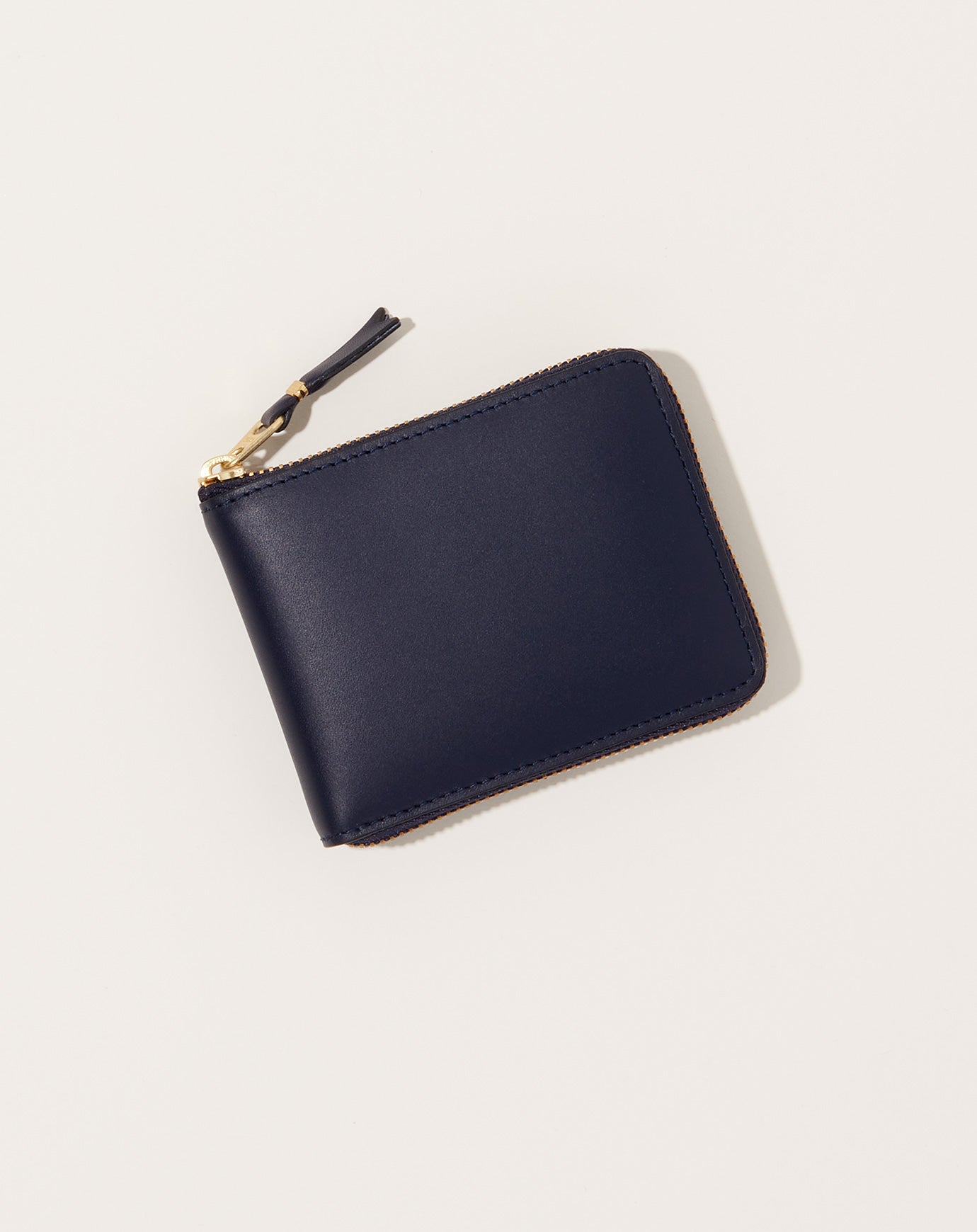 Comme des Garçons  Classic Leather Line Wallet in Navy