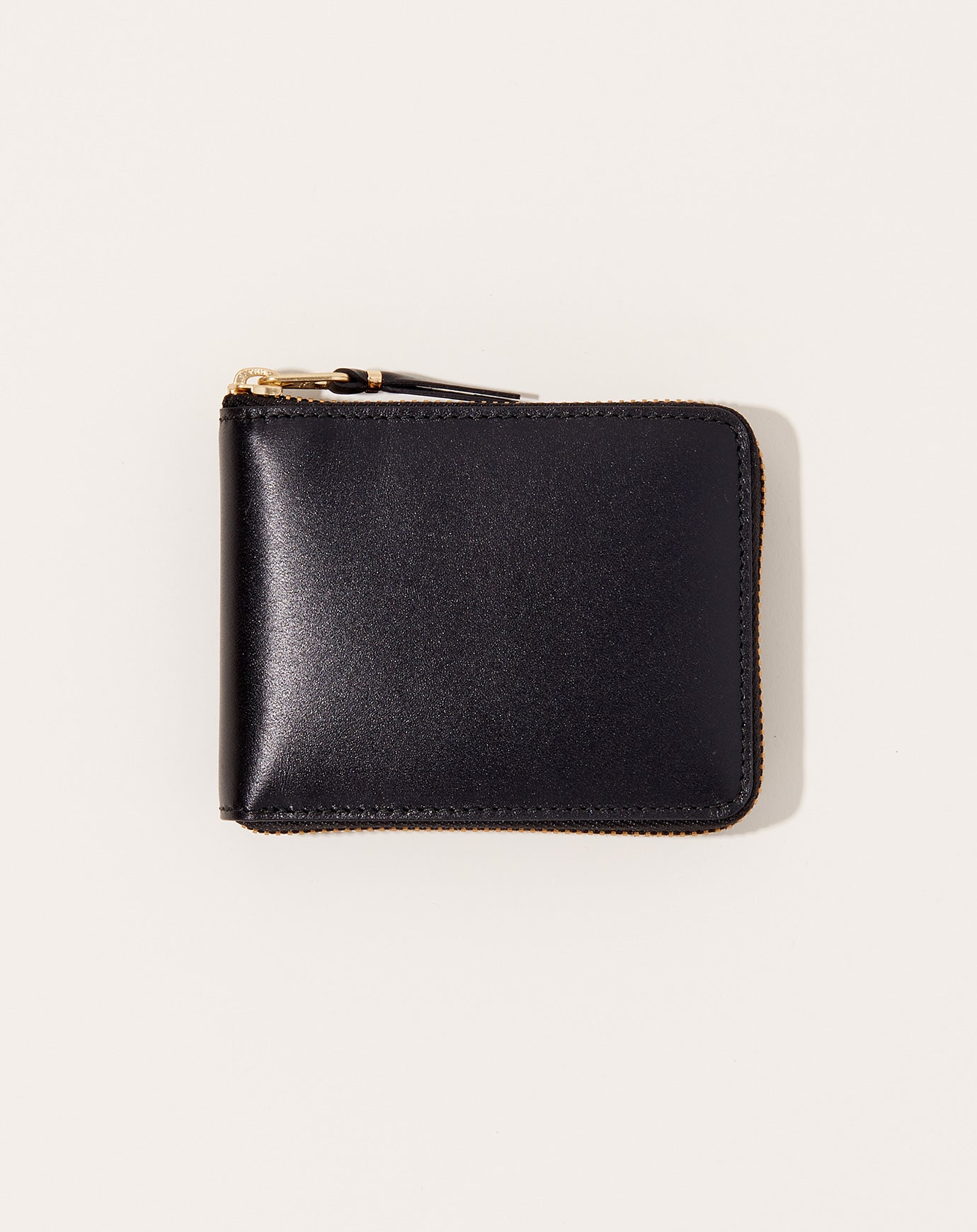 Comme des Garçons  Classic Print Full Zip Around Wallet in Black Check