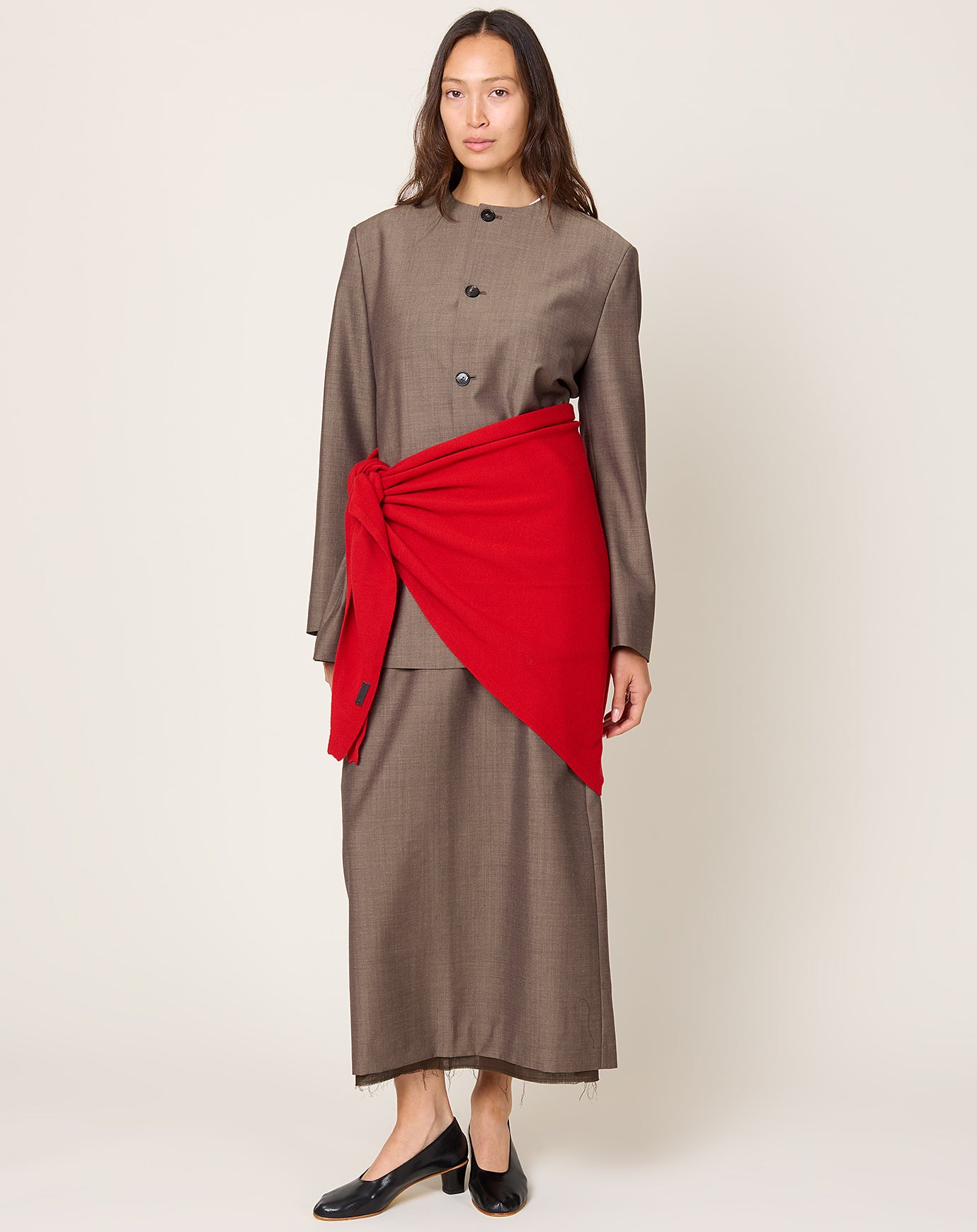 Cordera Merino Wool Bandana in Red