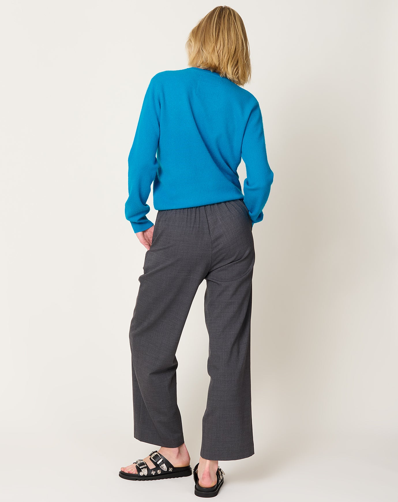 Cordera Tailoring Seam Pants in Grey