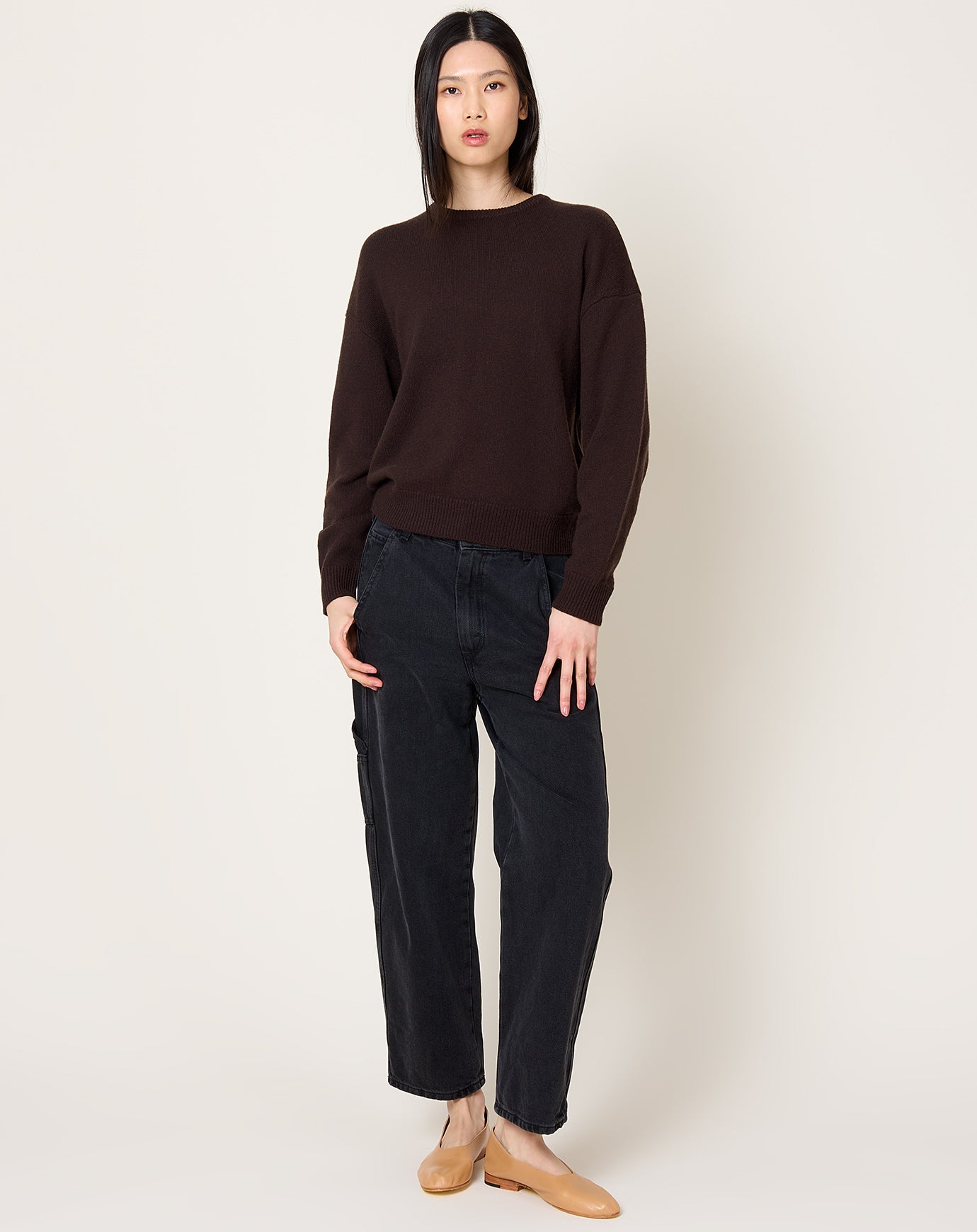Demylee Artemis Sweater in Espresso