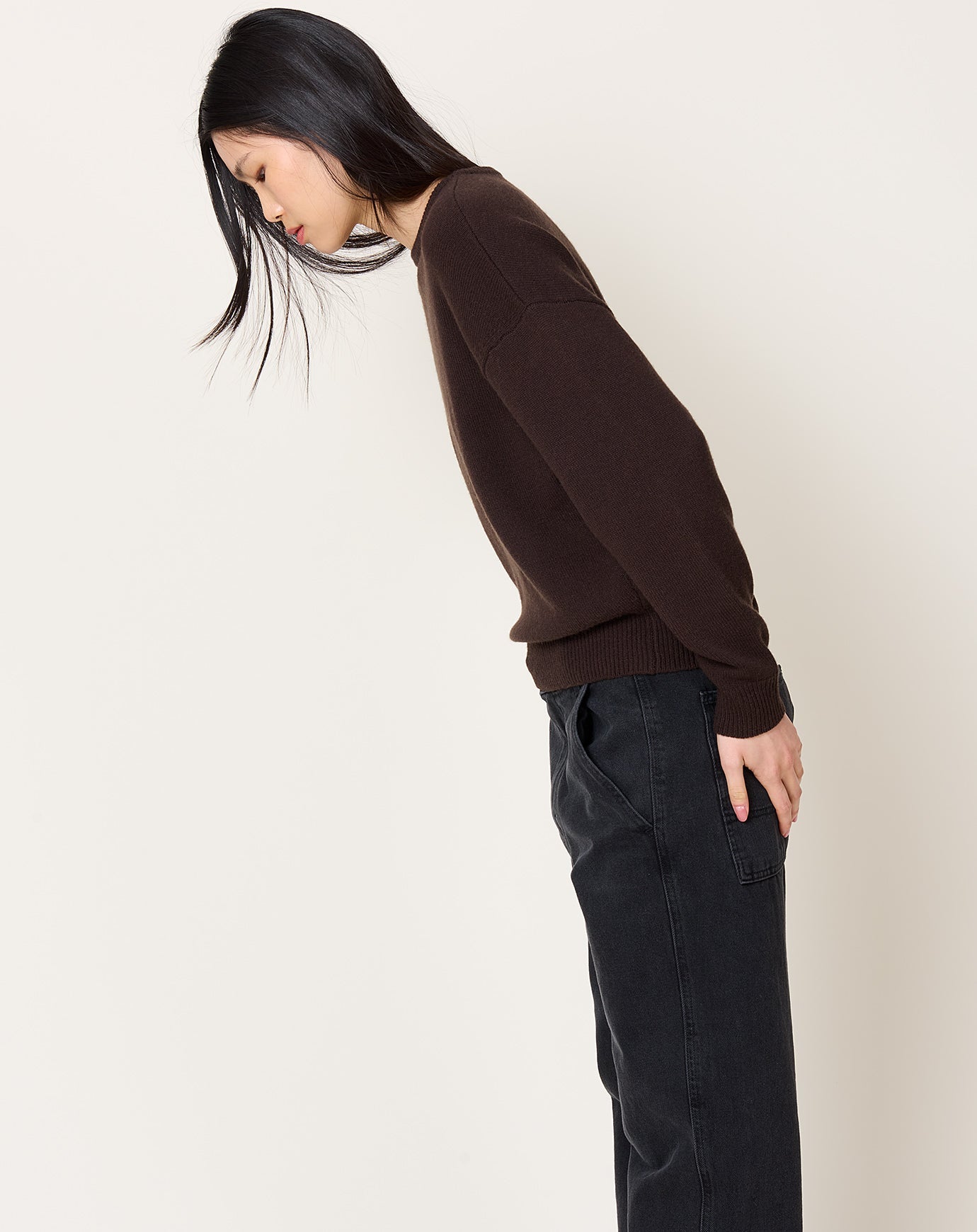 Demylee Artemis Sweater in Espresso
