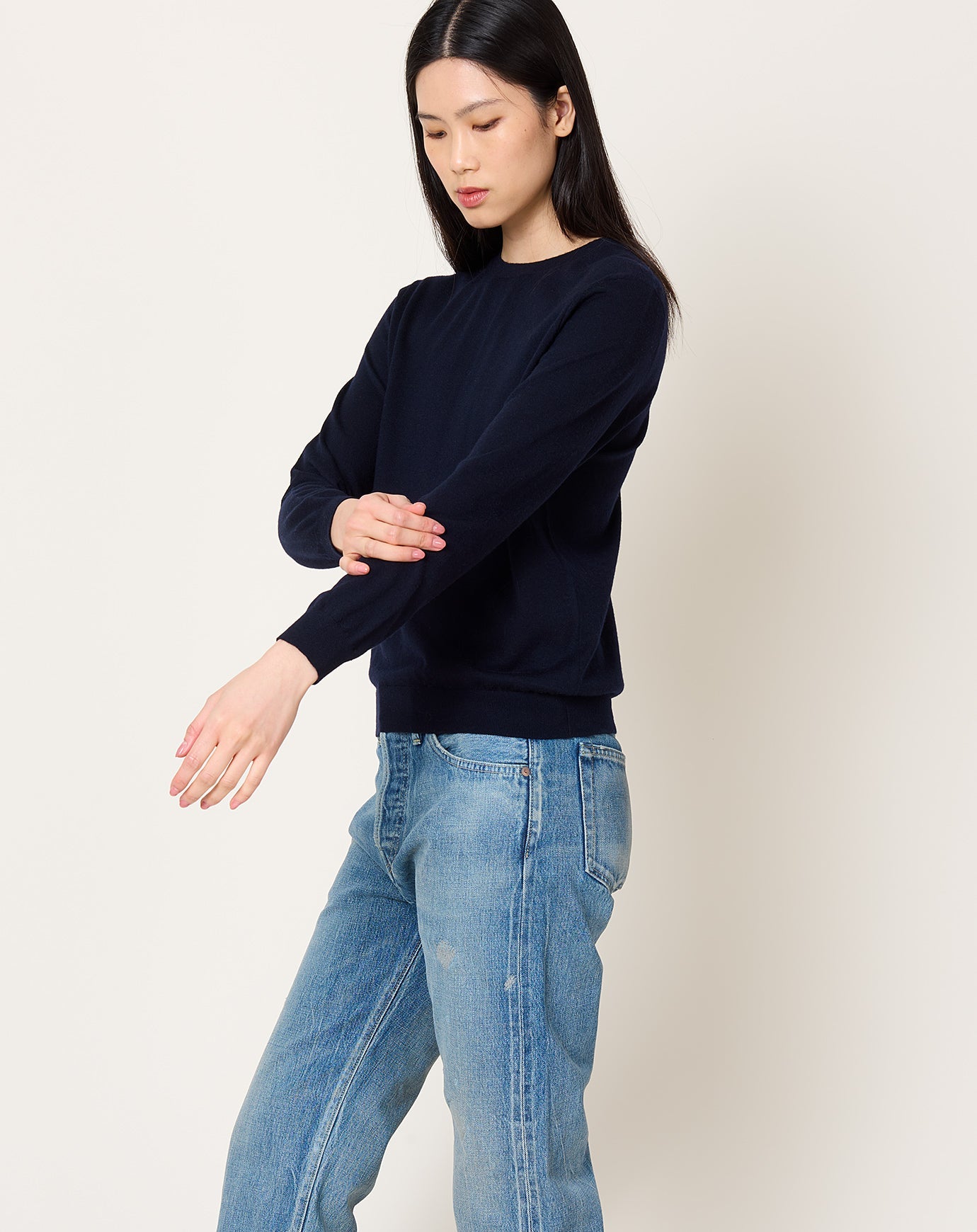 Demylee Chisha Sweater in Navy