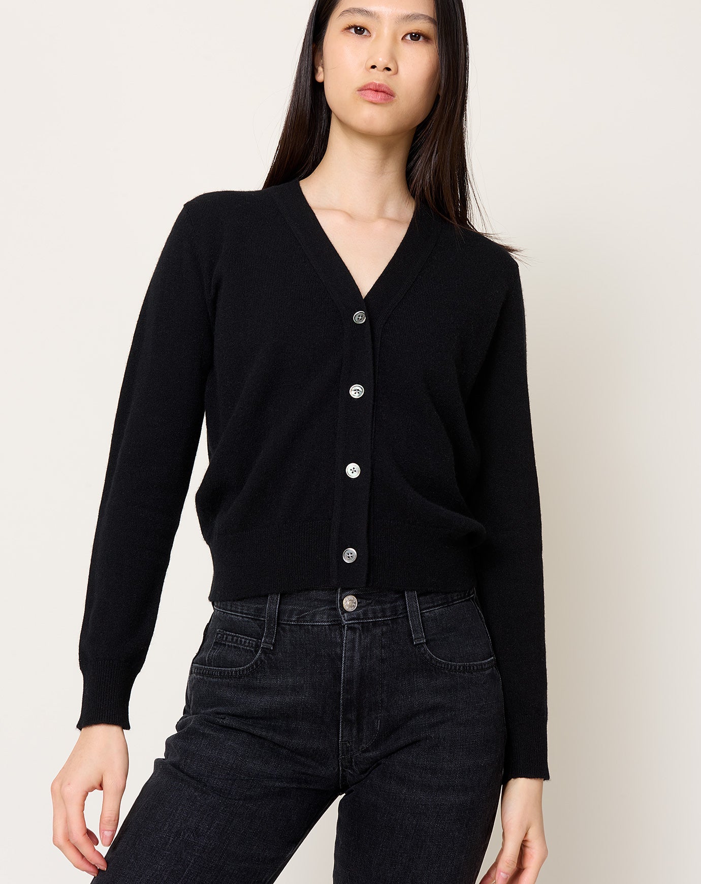 Demylee Keaton Cardigan in Black