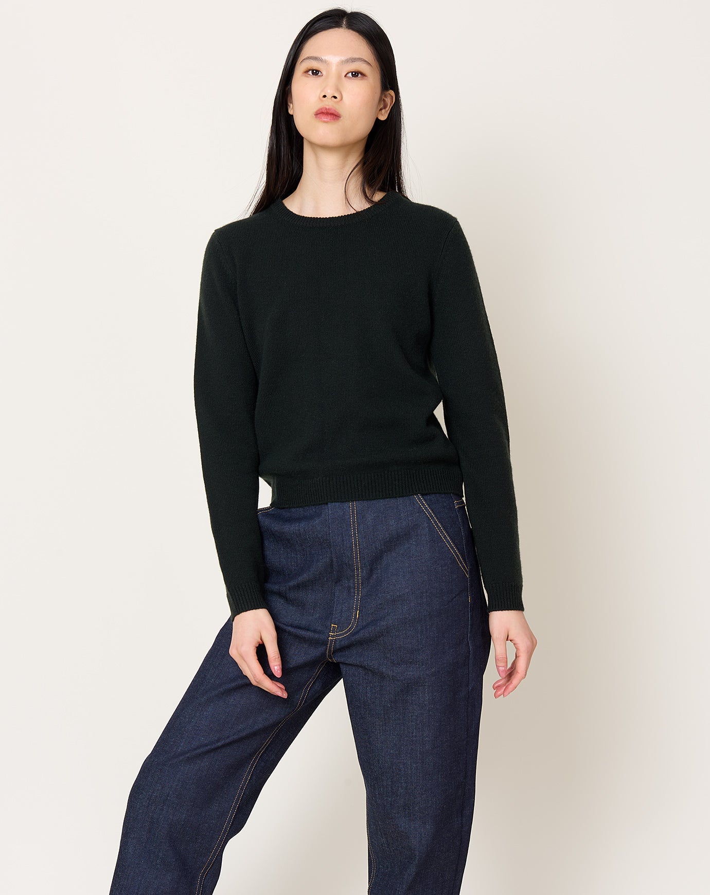 Demylee Lulu Sweater in Dark Pine