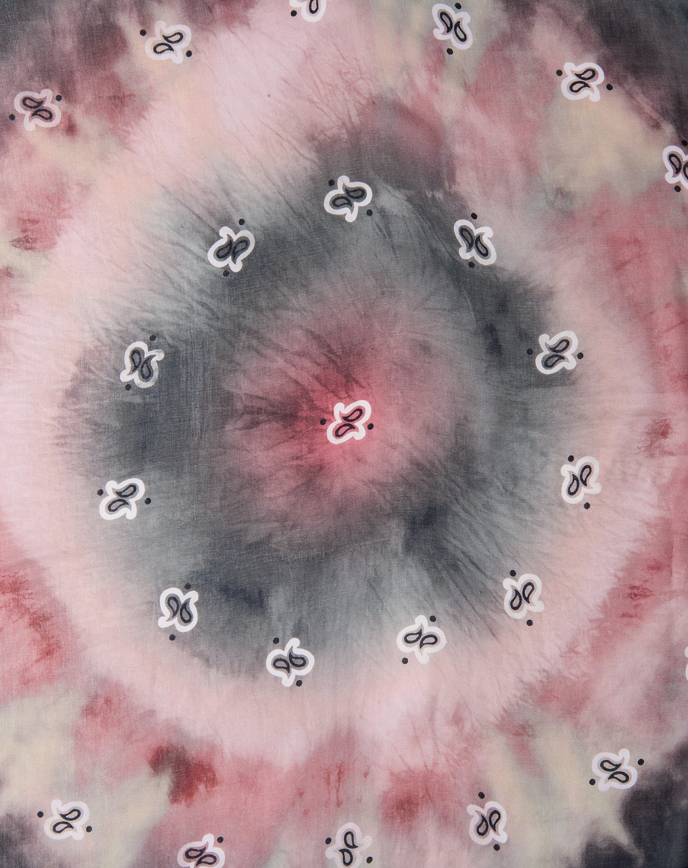 Destin Alvina Hand Dyed Oversized Bandana in Port