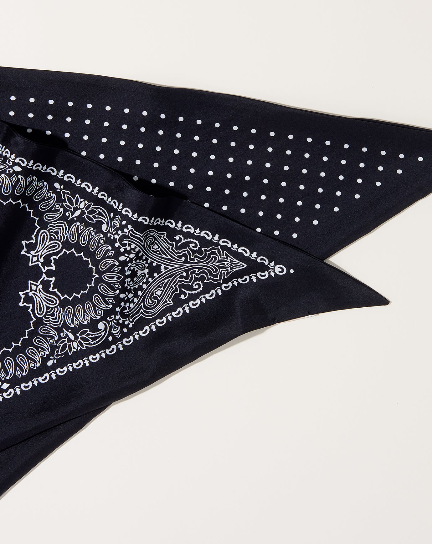 Destin Sens Silk Bandana in Black