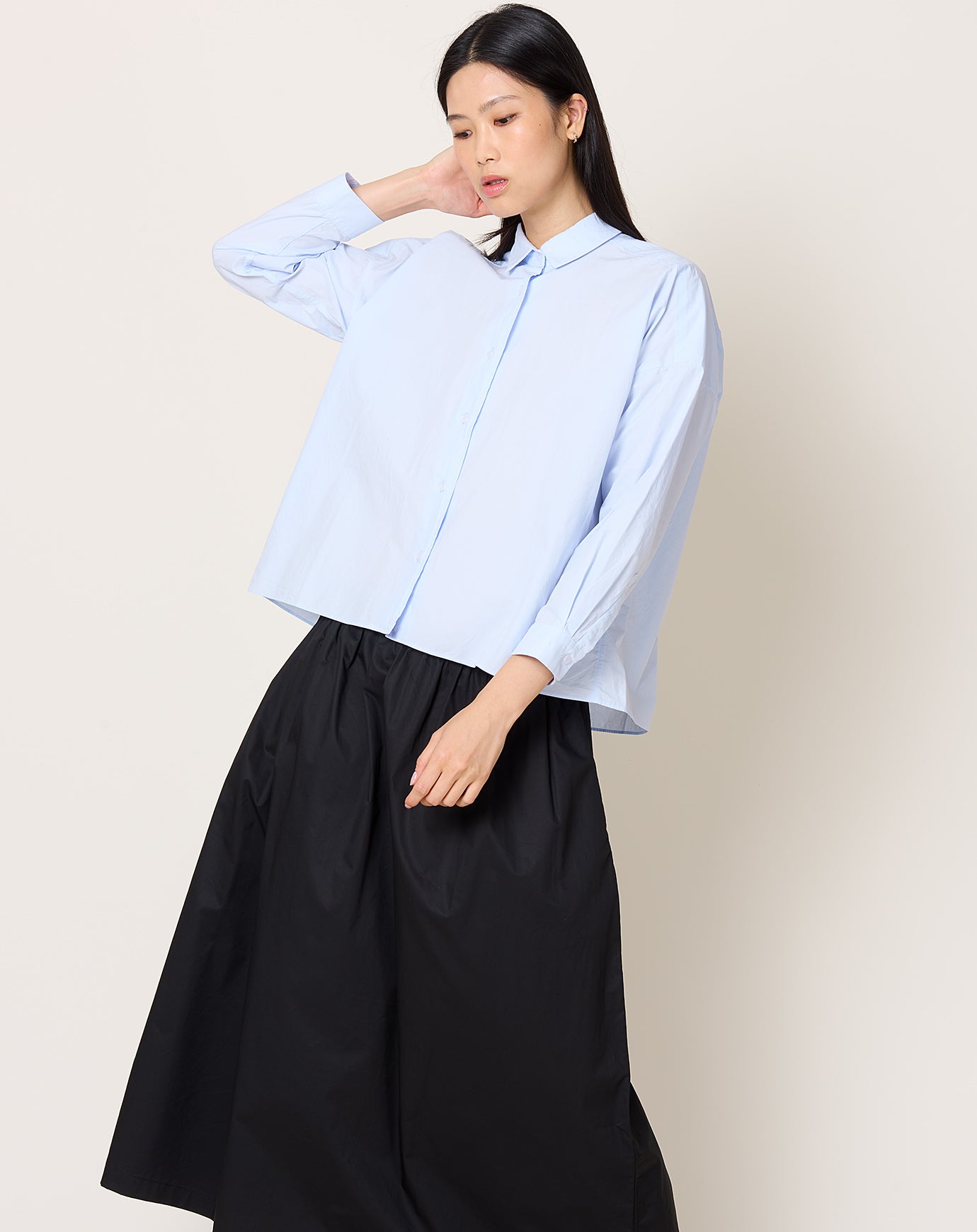 Fabiana Pigna Vert Blouse in Pale Blue