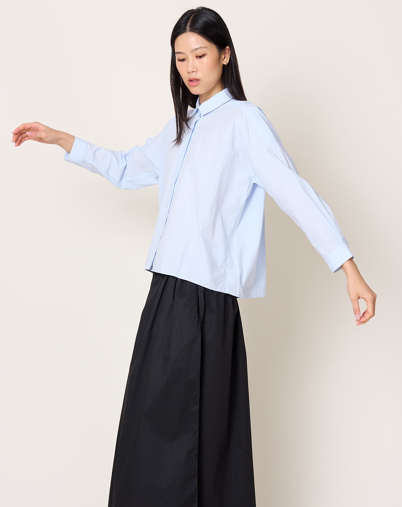 Fabiana Pigna Vert Blouse in Pale Blue