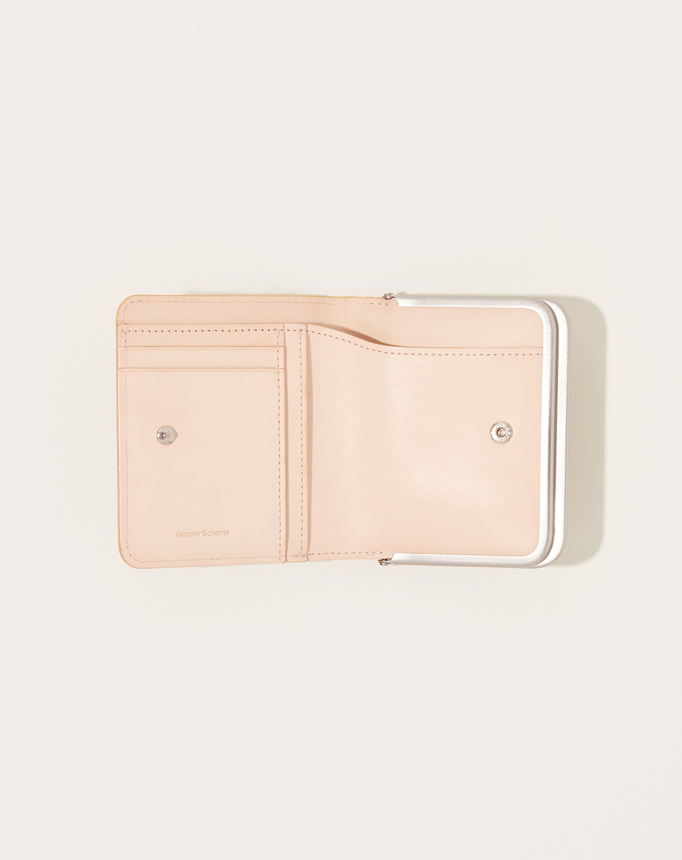 Hender Scheme Hairy Snap Wallet in Cream Yellow