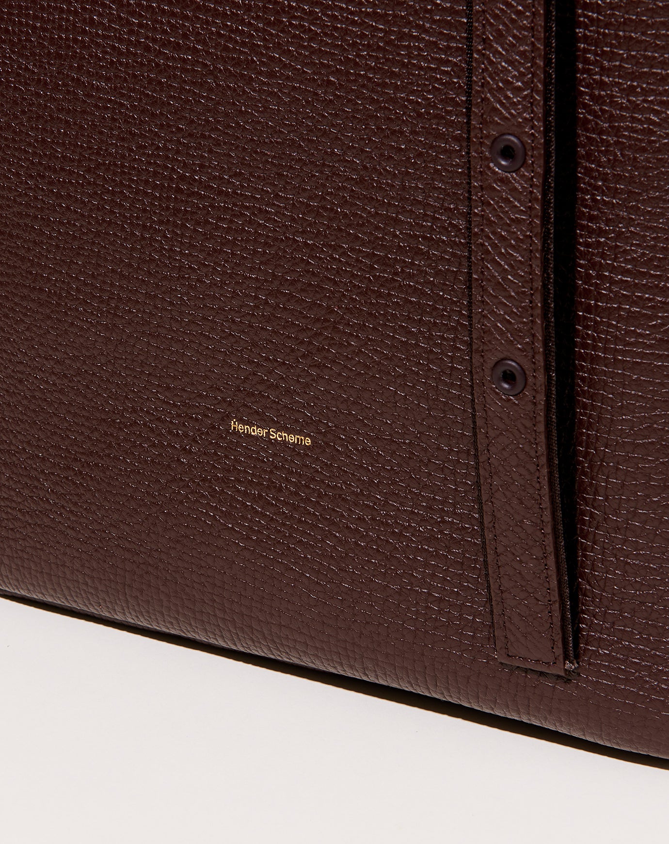 Hender Scheme Twist Buckle Tote in Dark Brown