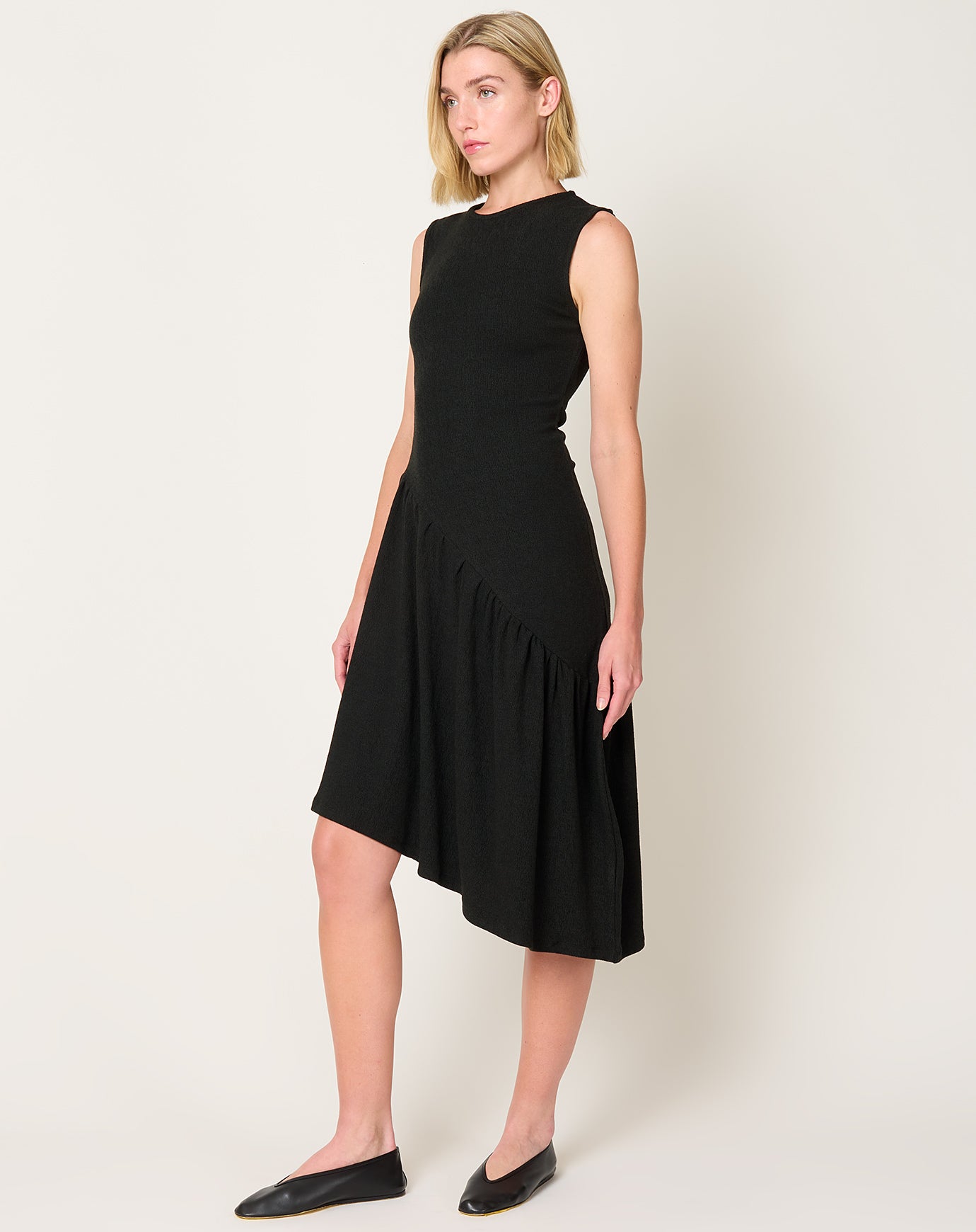 Henrik Vibskov Altitude Dress in Jersey Black