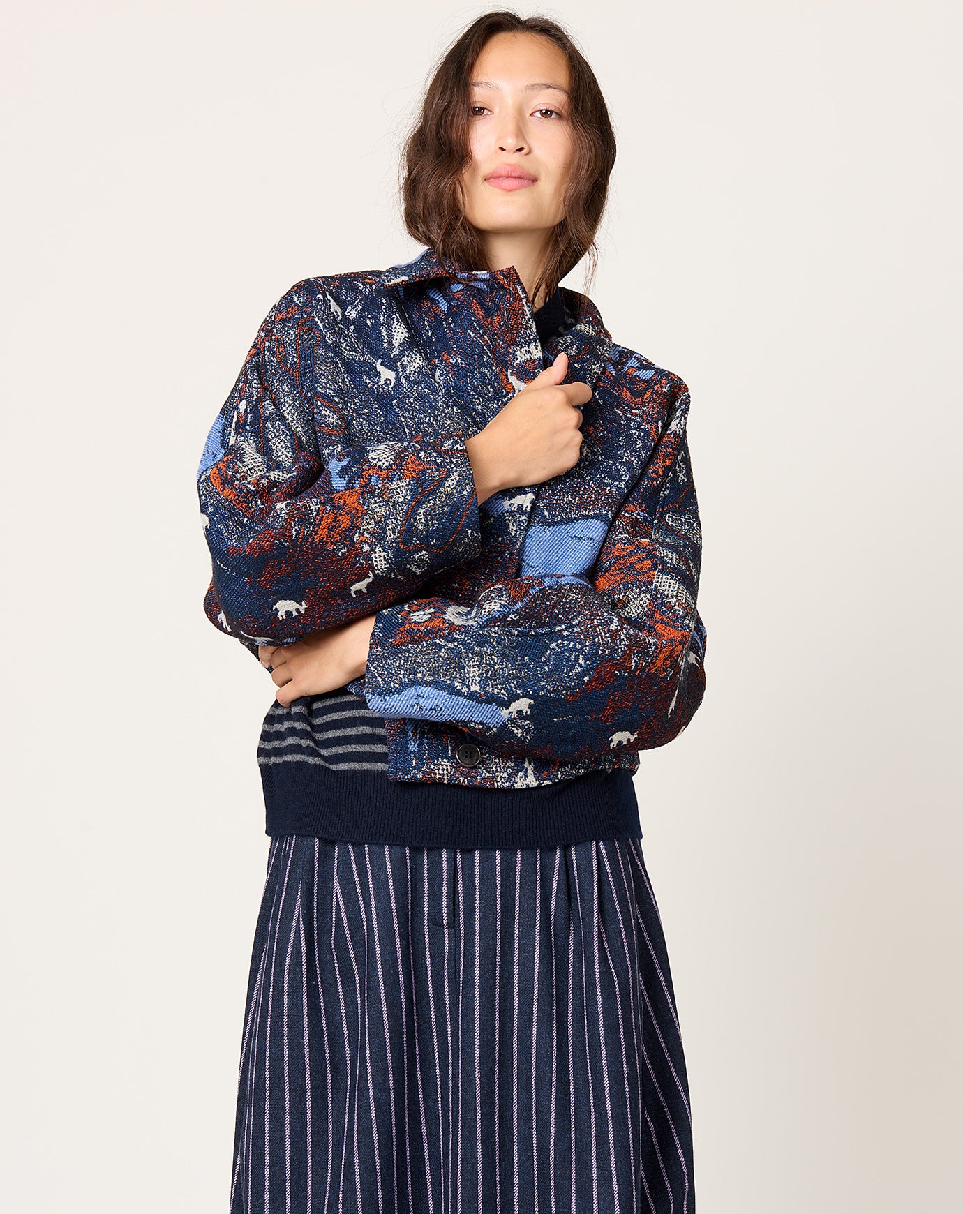 Henrik Vibskov Dartbi Jacket in Gobelin Goats