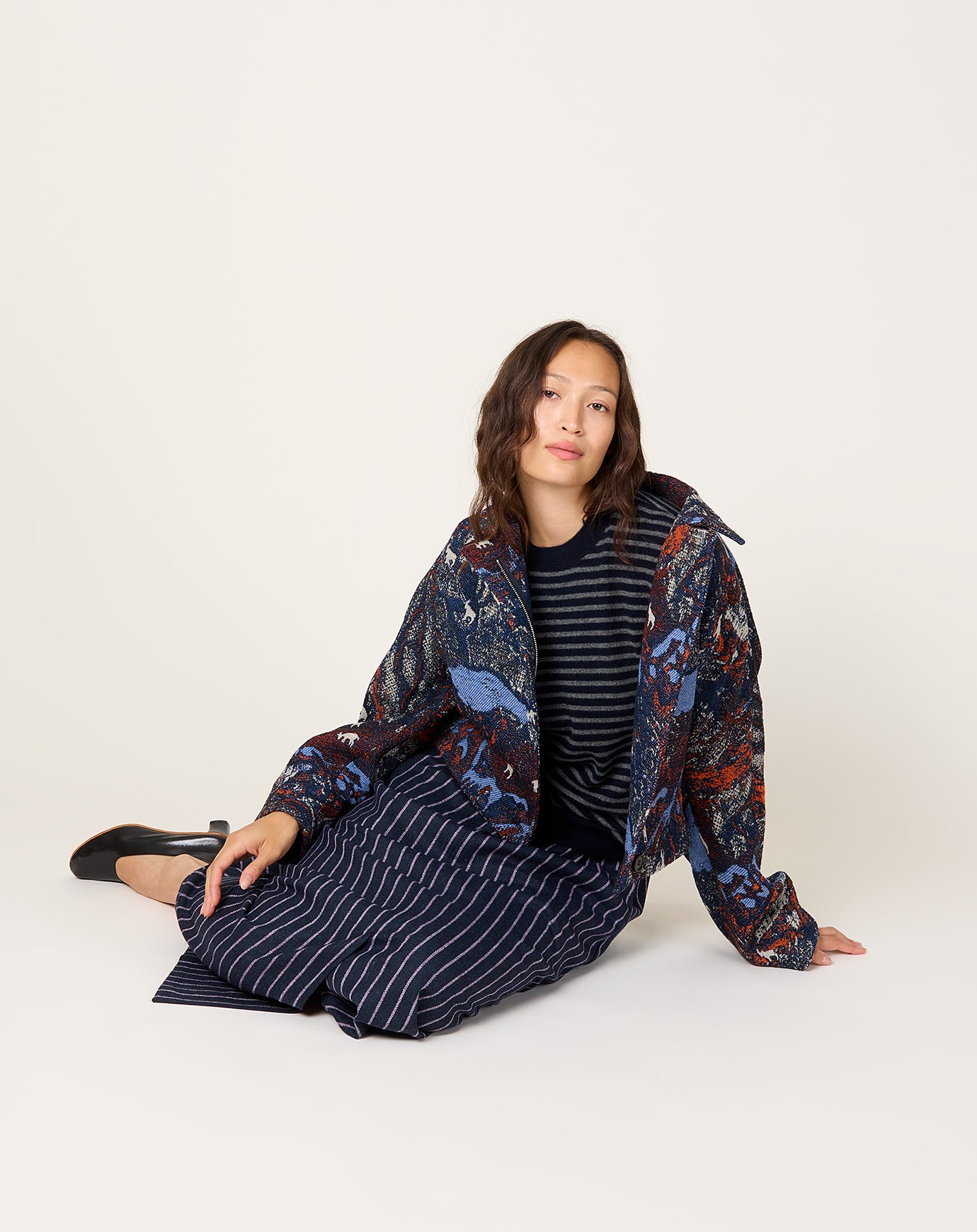 Henrik Vibskov Dartbi Jacket in Gobelin Goats