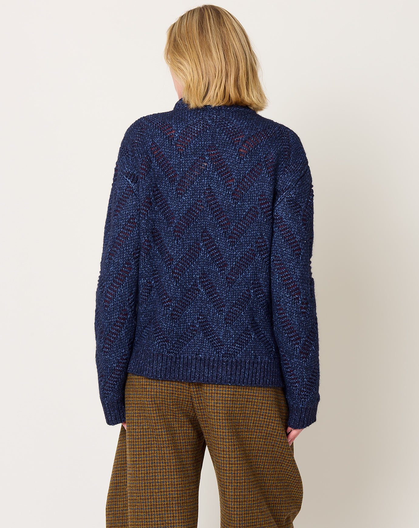 Henrik Vibskov Flat Knitted Sweater in Flat Navy