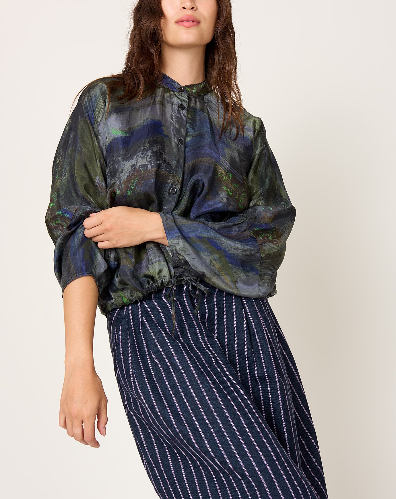 Henrik Vibskov Flat Shirt in Fishes Light