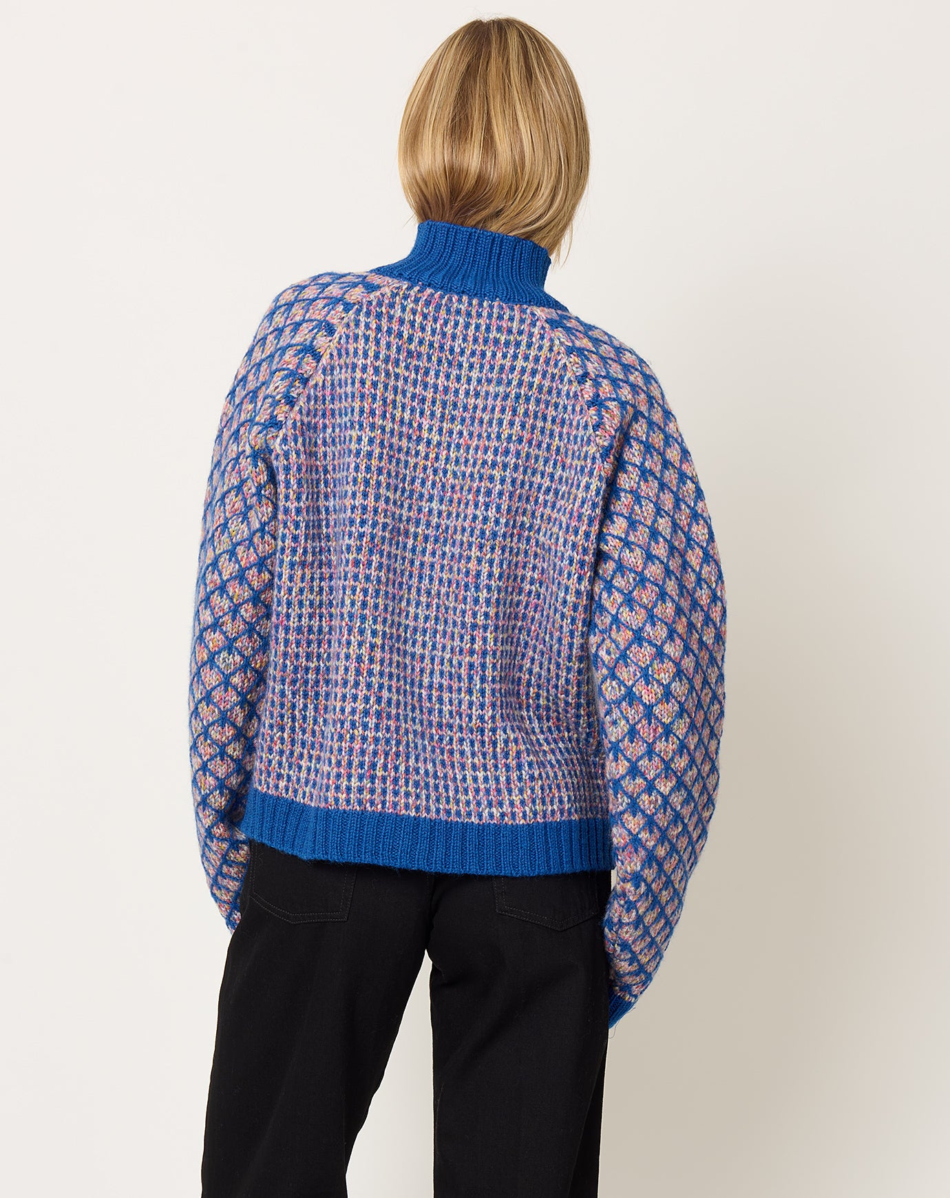 Henrik Vibskov Kimchi Cardigan in Blue Party