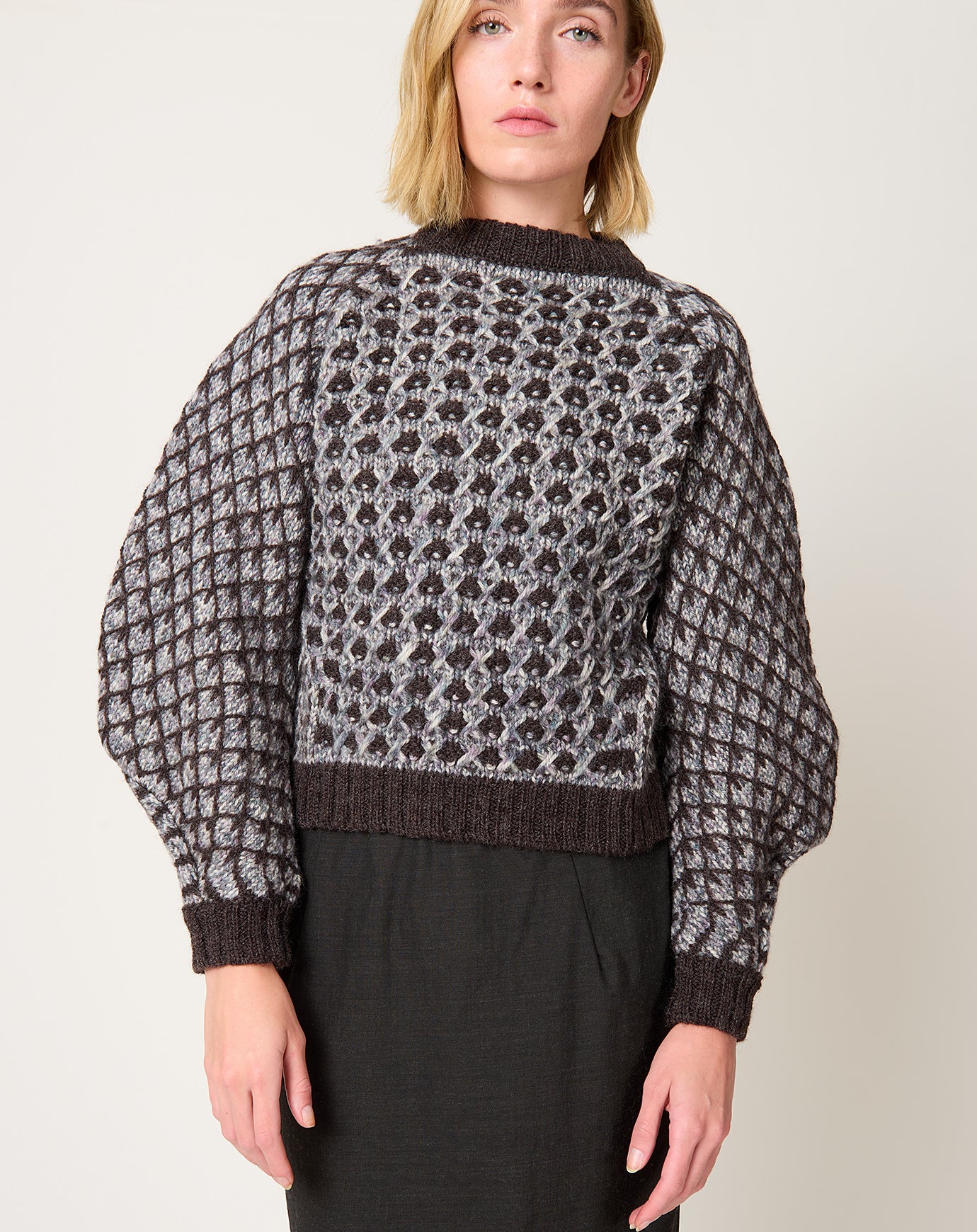 Henrik Vibskov Kimchi Sweater in Brown Party
