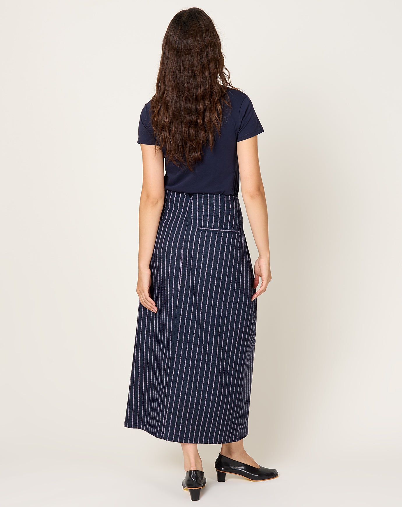 Henrik Vibskov One Skirt in Pinstripe