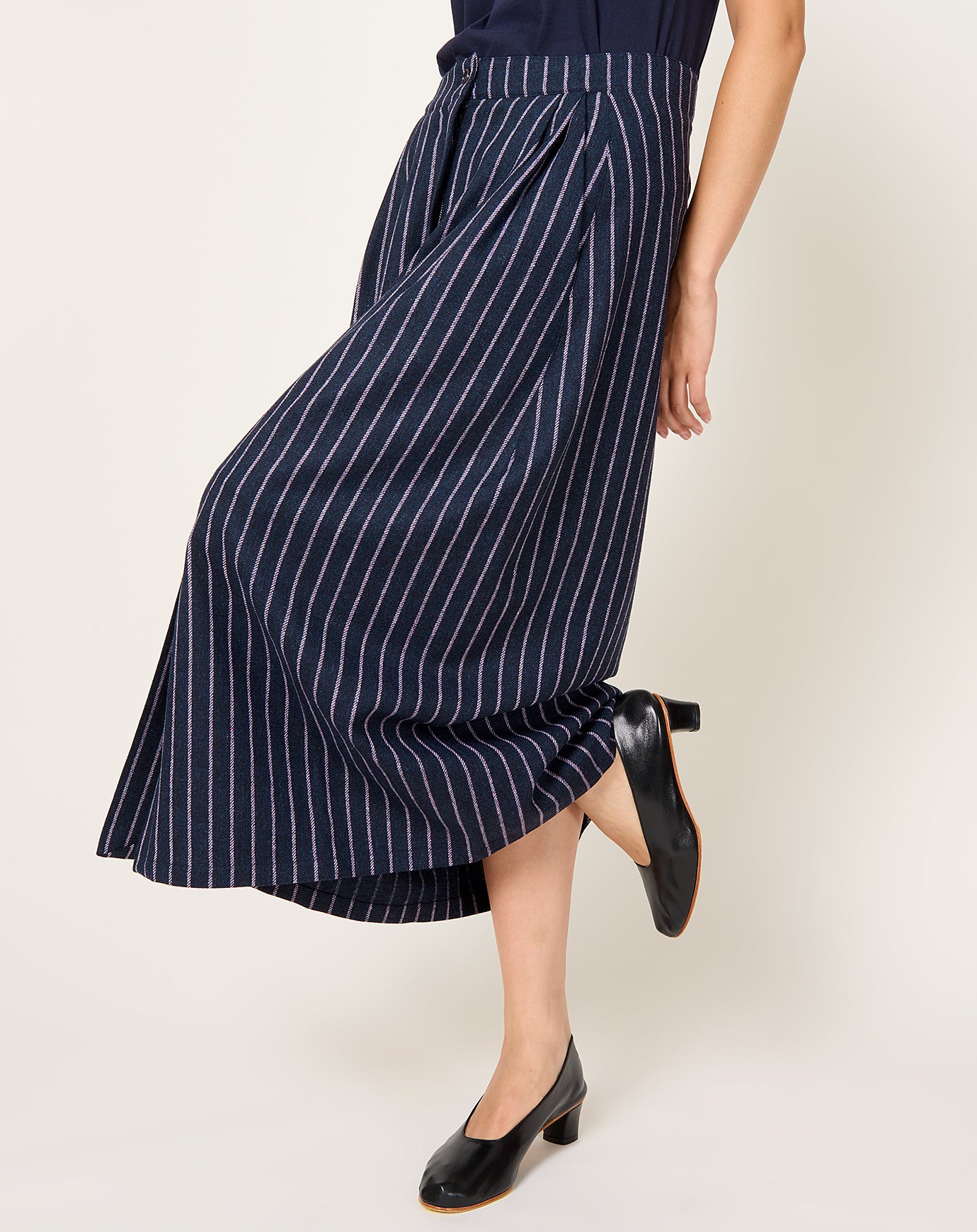 Henrik Vibskov One Skirt in Pinstripe