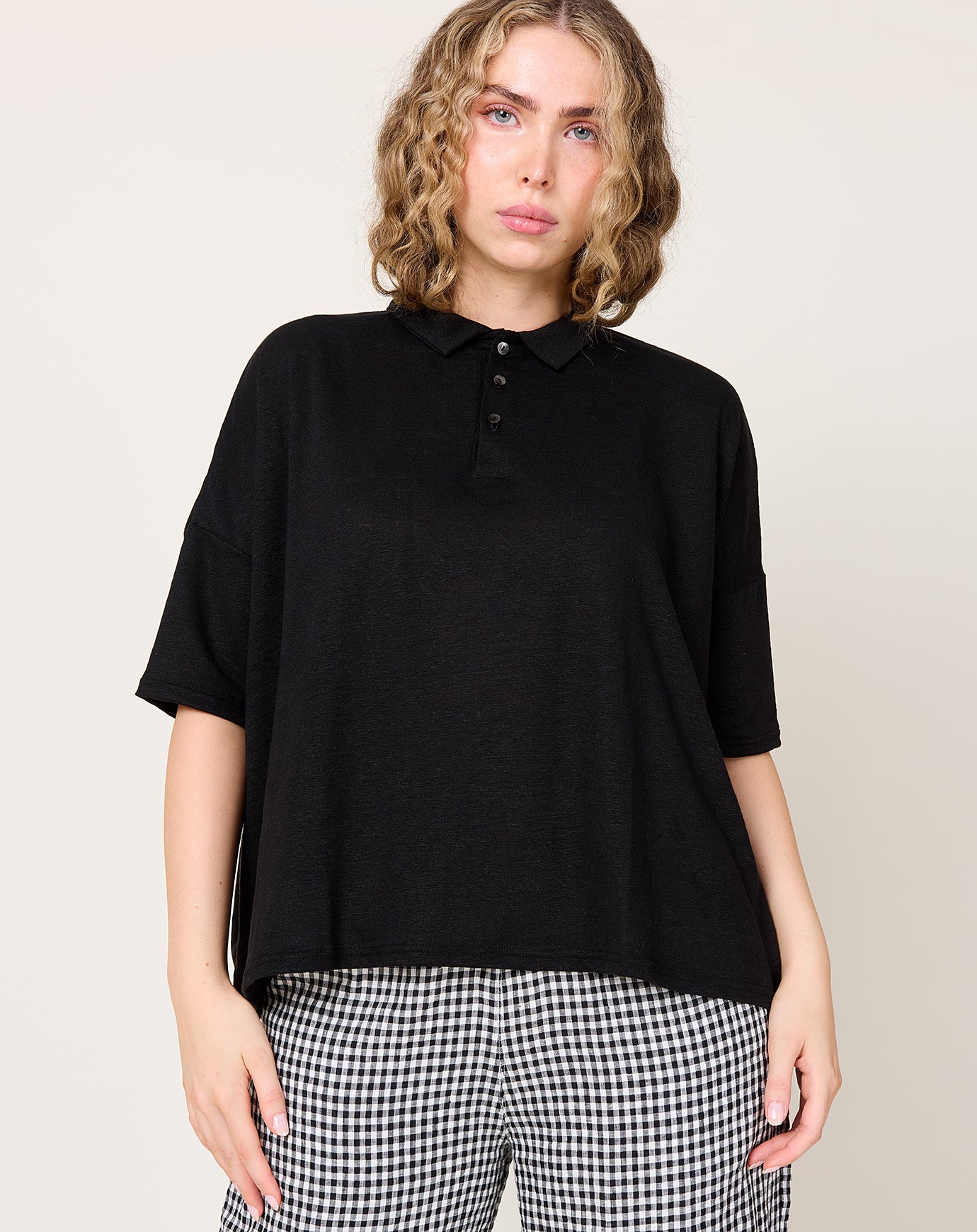 Ichi Antiquités Polo Shirt in Black