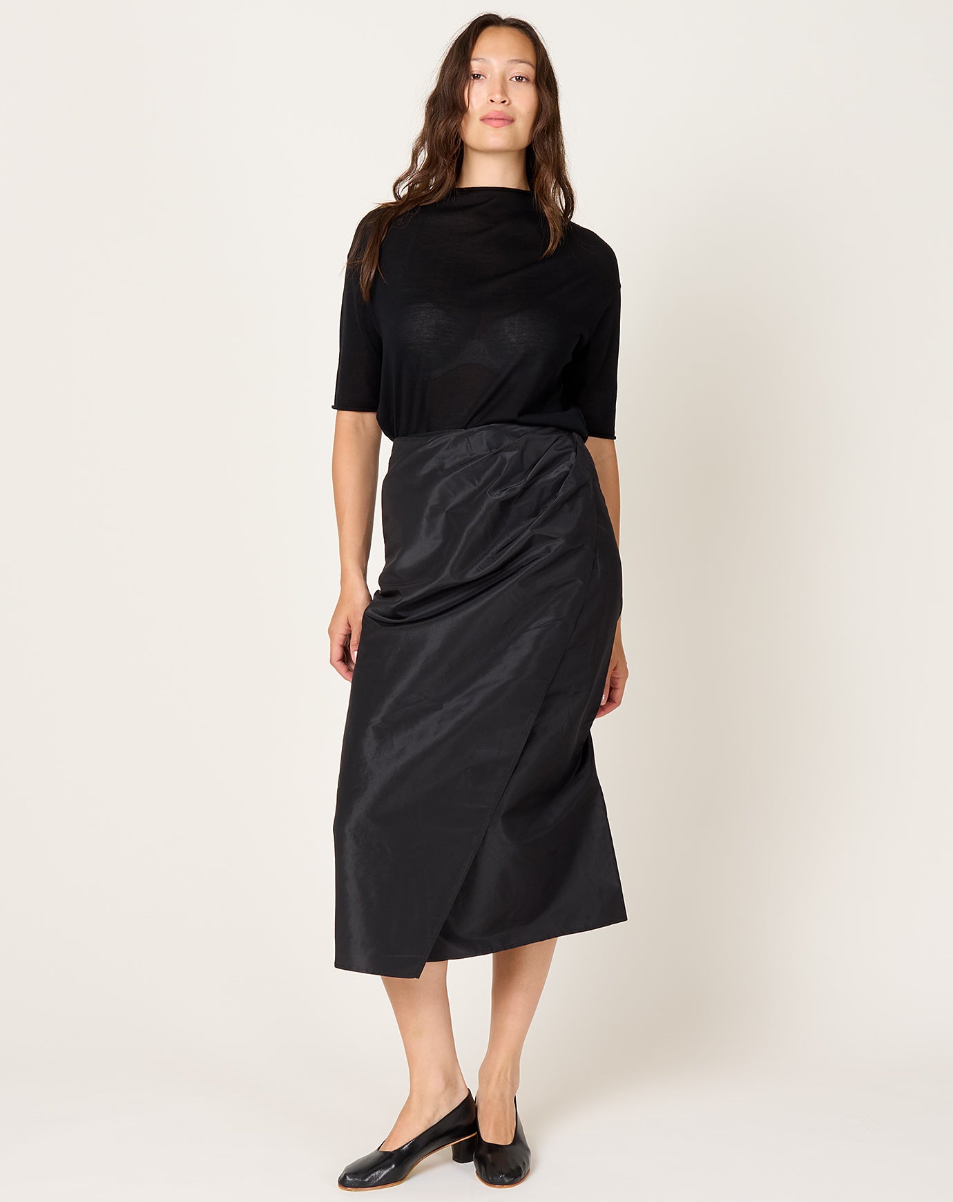 Kallmeyer Cecile Wrap Skirt in Black