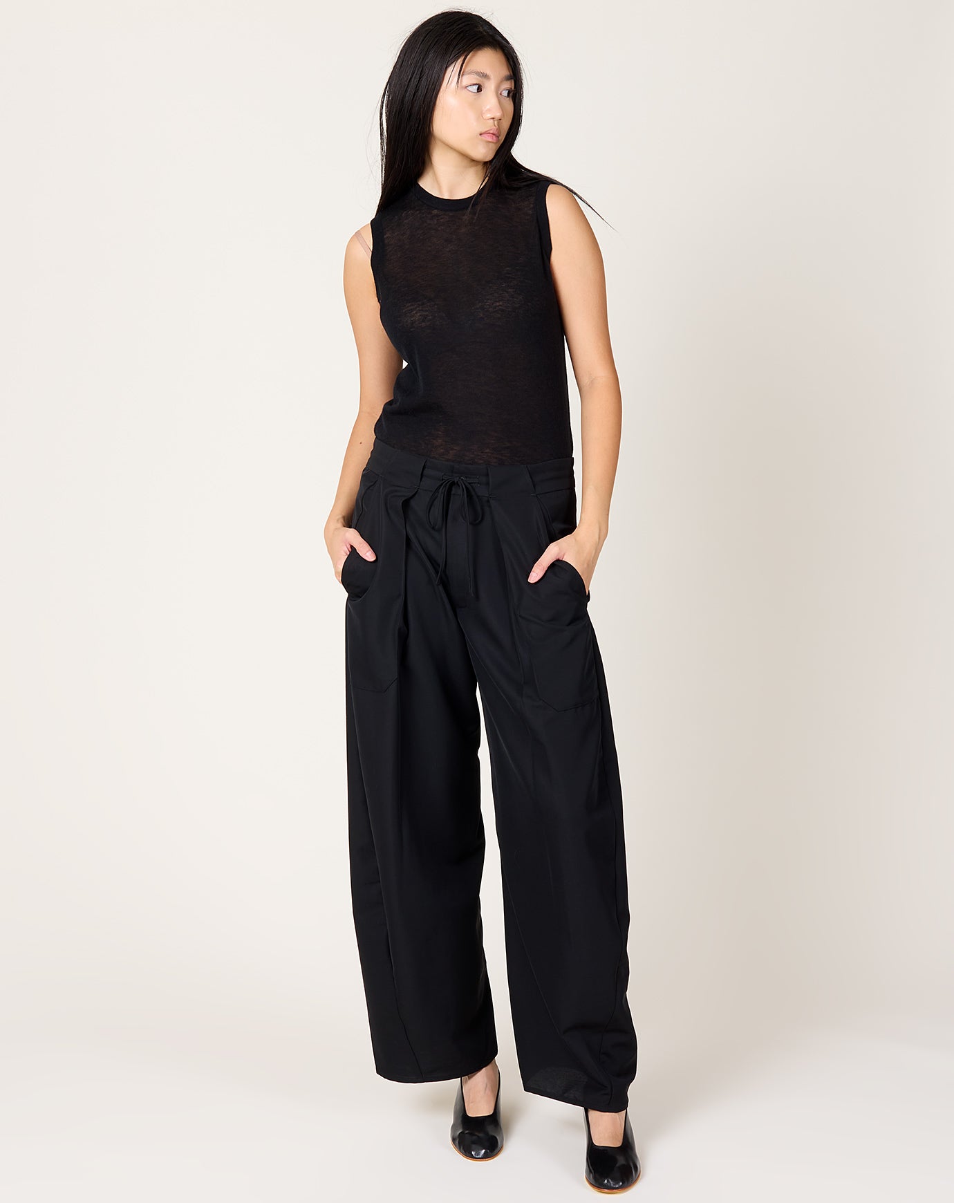 Kallmeyer Clemence Pant in Black Gazar