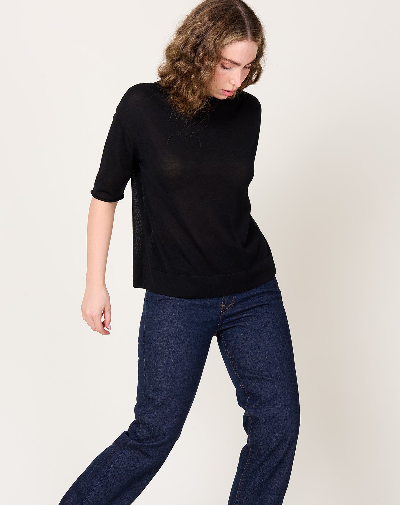 Kallmeyer Dana Rollneck in Black