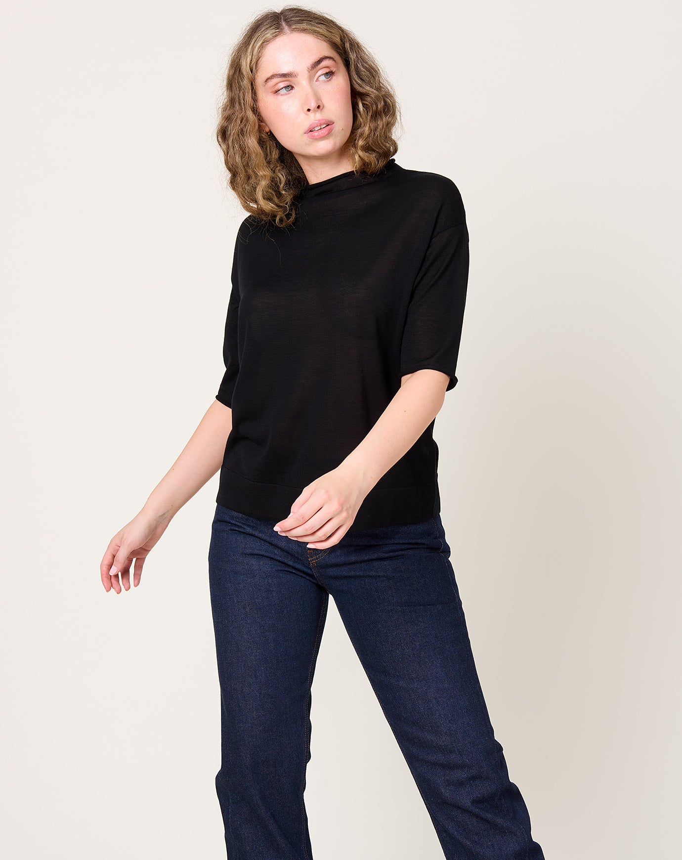 Kallmeyer Dana Rollneck in Black