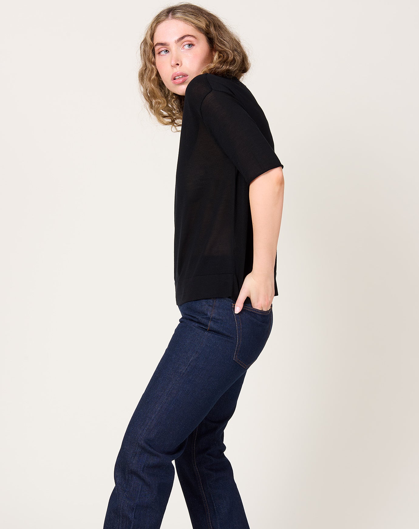 Kallmeyer Dana Rollneck in Black