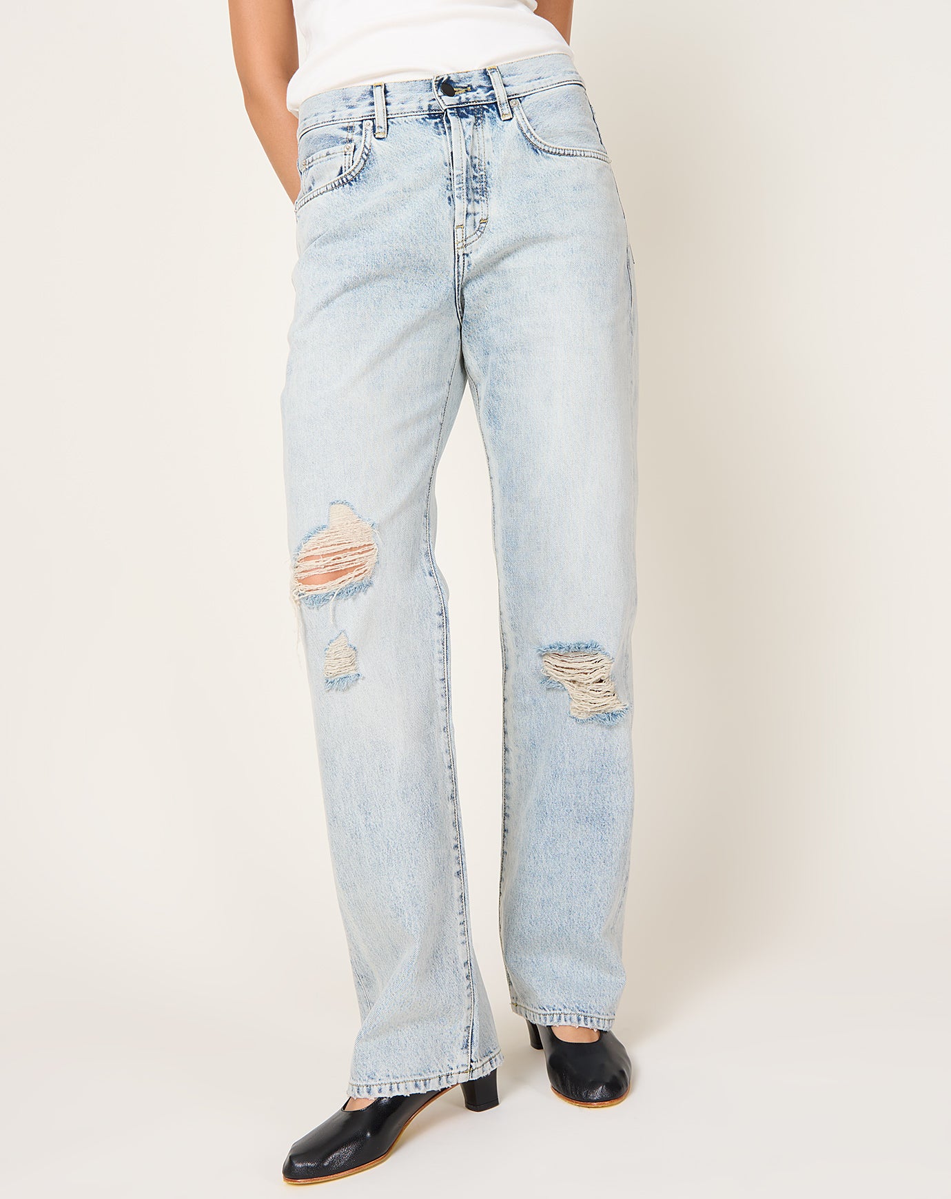 Kallmeyer Tapered Jean in Fog