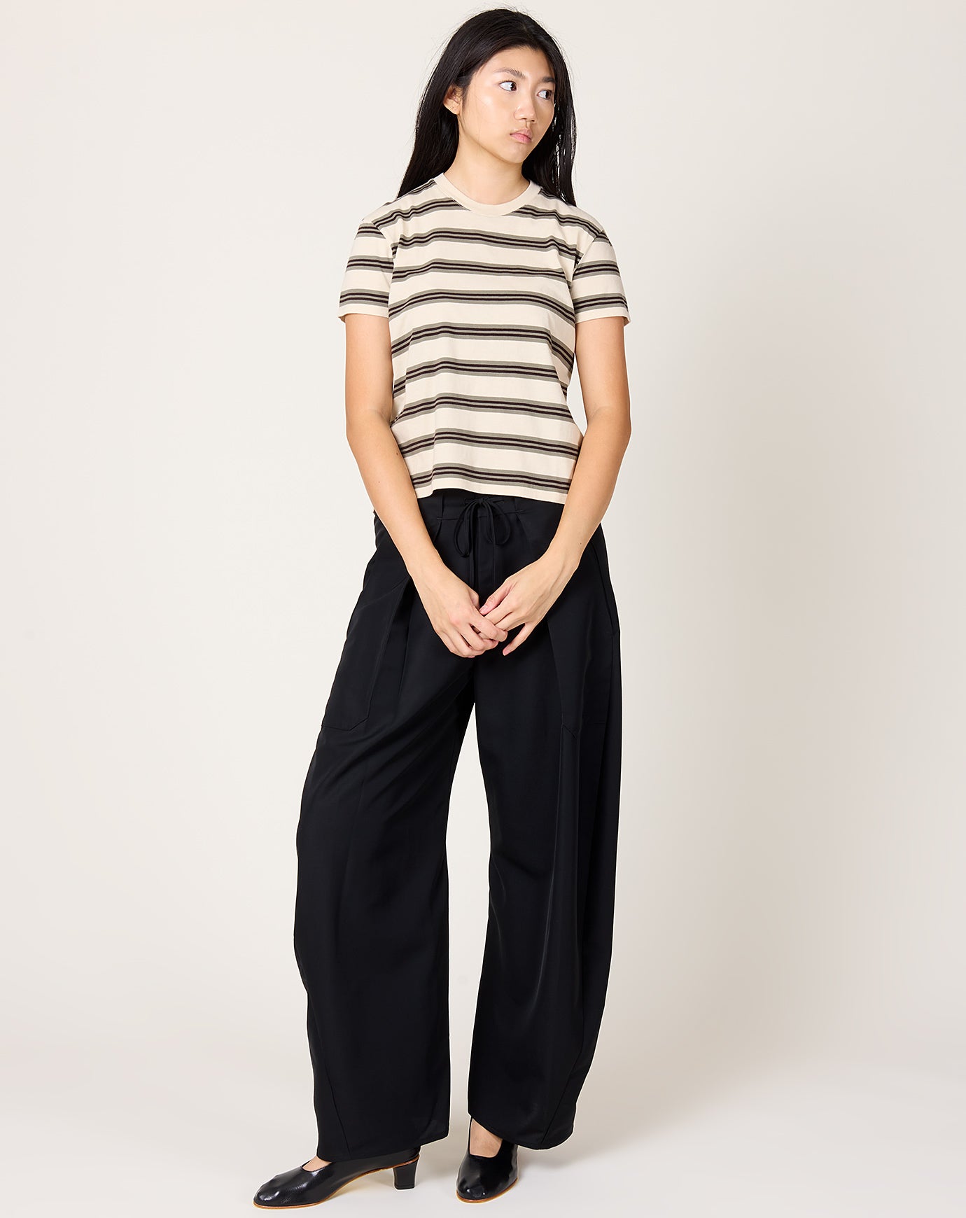 Kallmeyer Kenzie T-Shirt in Mink Stripe